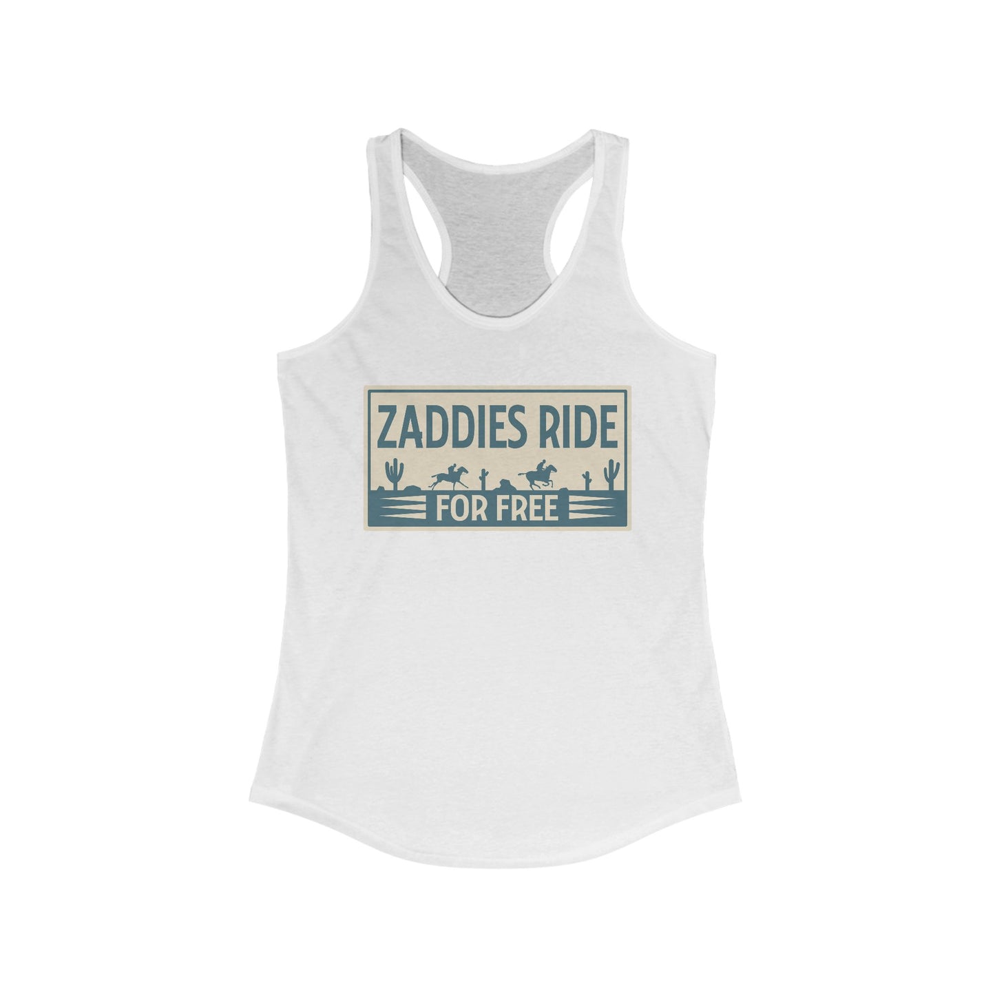 Zaddies Ride For Free - Women's Ideal Racerback Tank