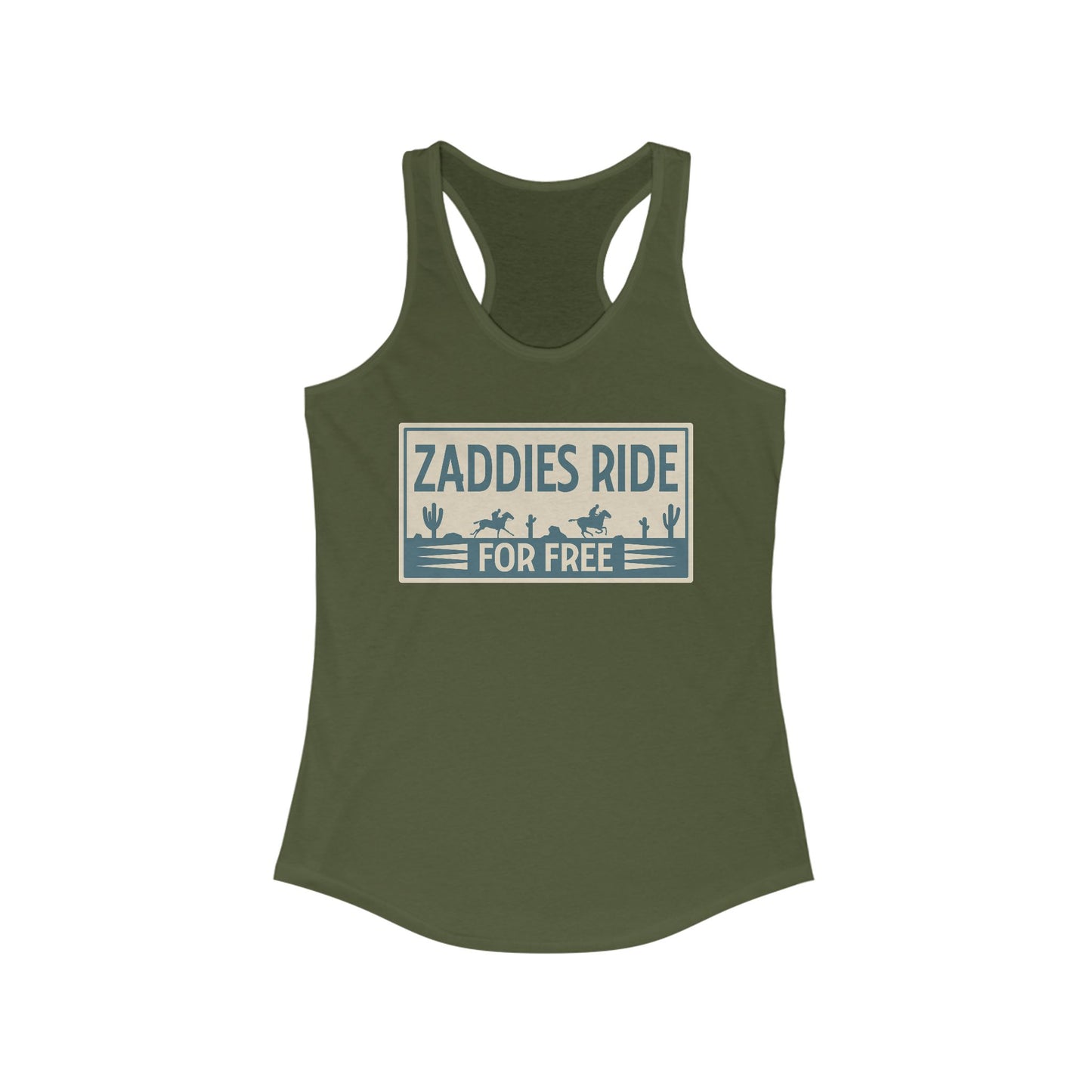 Zaddies Ride For Free - Women's Ideal Racerback Tank