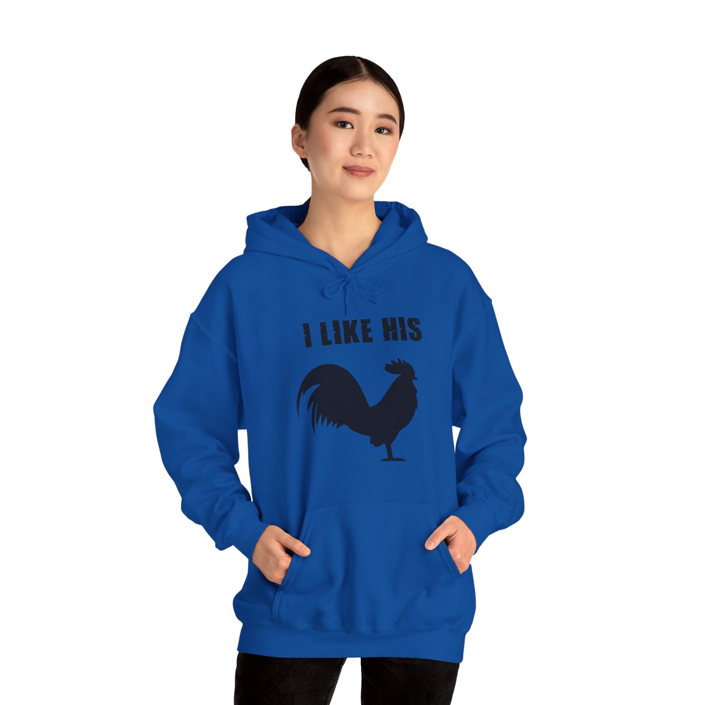 I Like His Rooster - Funny Unisex Heavy Blend Hoodie