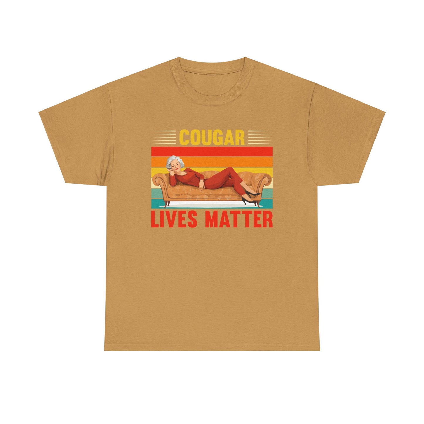 Cougar Lives Matter - Unisex Heavy Cotton Tee