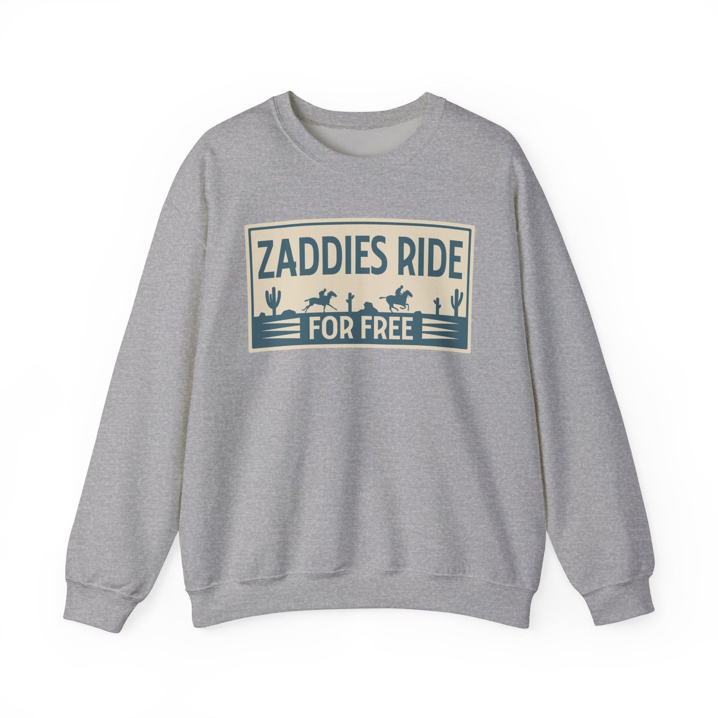 Zaddies Ride For Free - Unisex Heavy Blend™ Crewneck Sweatshirt