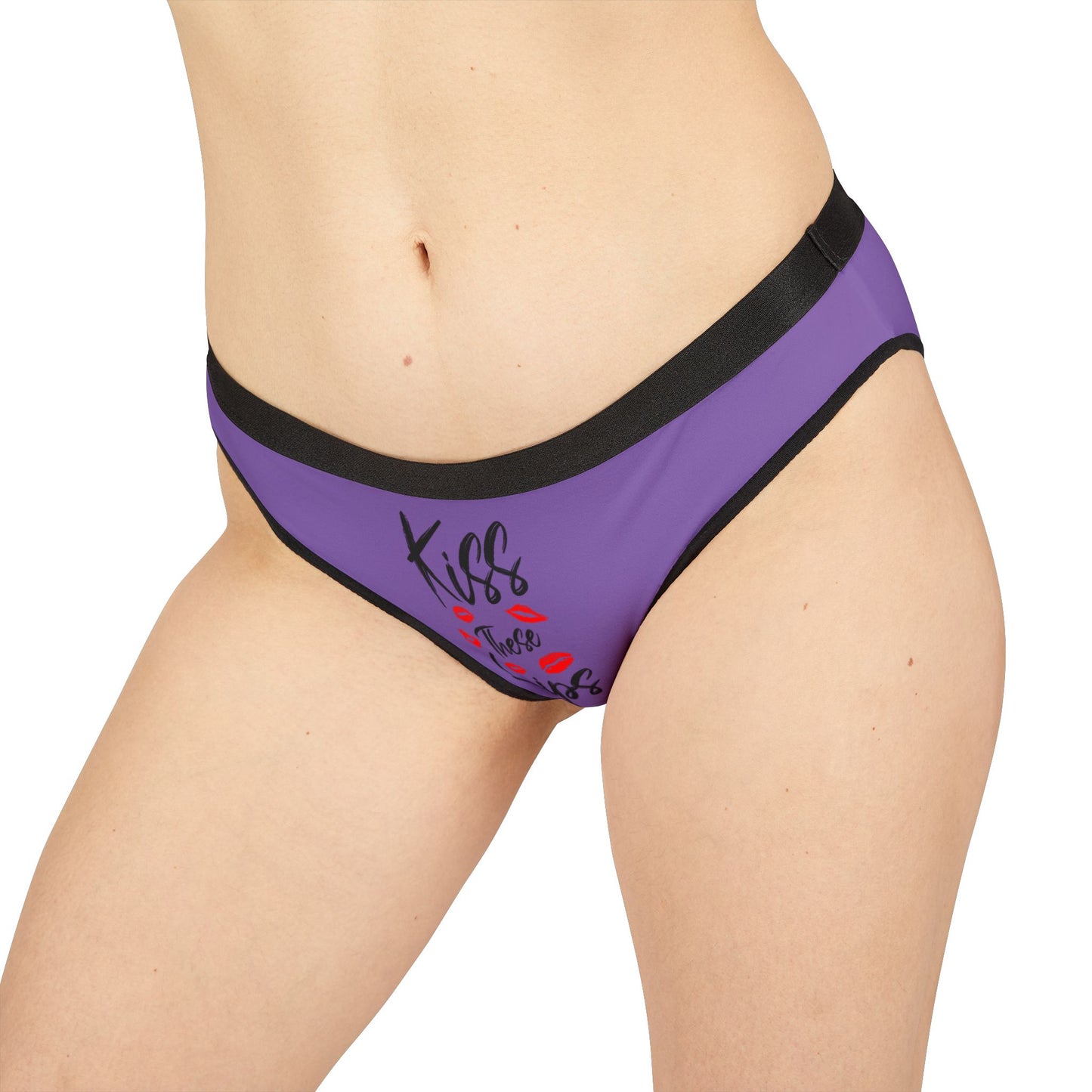 Kiss These Lips - Light Purple - Women's Underwear (AOP)