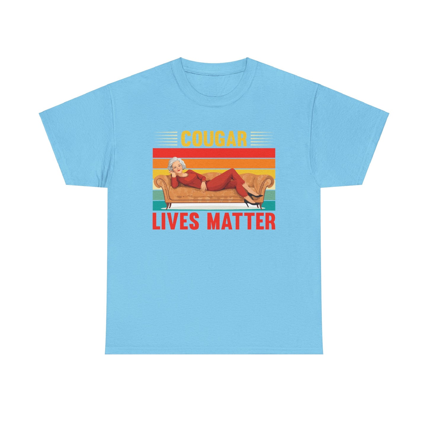 Cougar Lives Matter - Unisex Heavy Cotton Tee