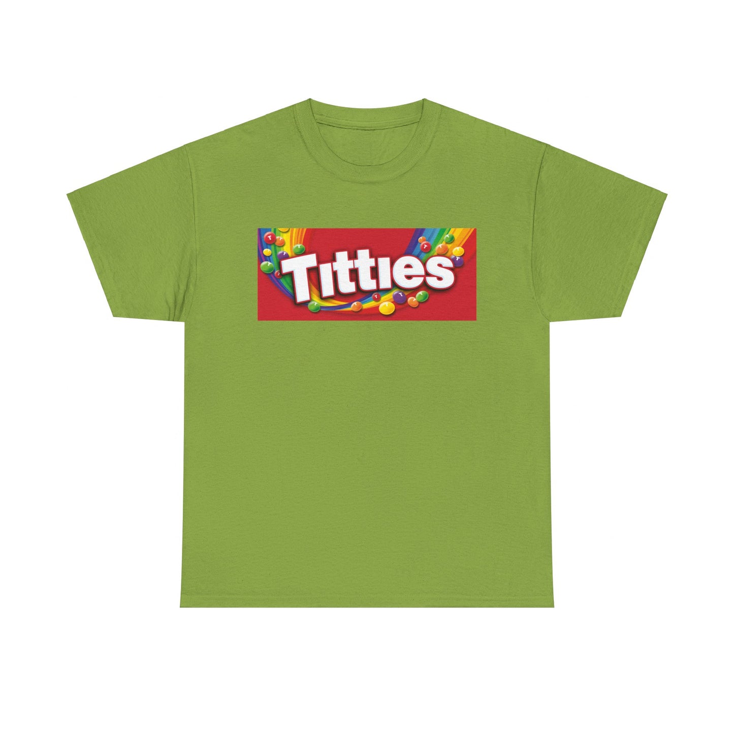 Titties - Funny Unisex Heavy Cotton Tee