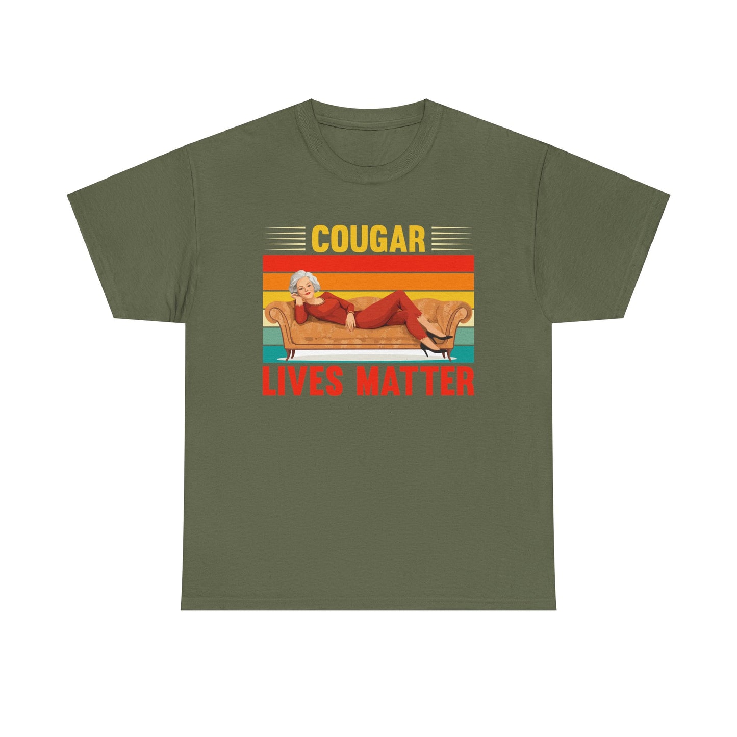 Cougar Lives Matter - Unisex Heavy Cotton Tee