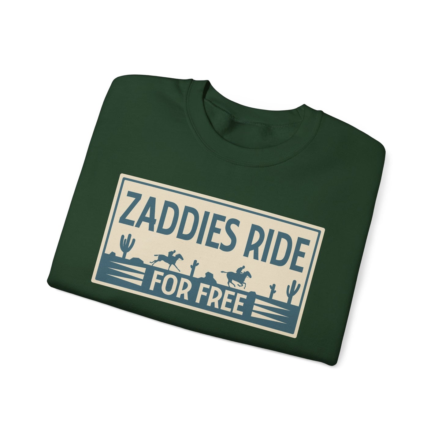 Zaddies Ride For Free - Unisex Heavy Blend™ Crewneck Sweatshirt