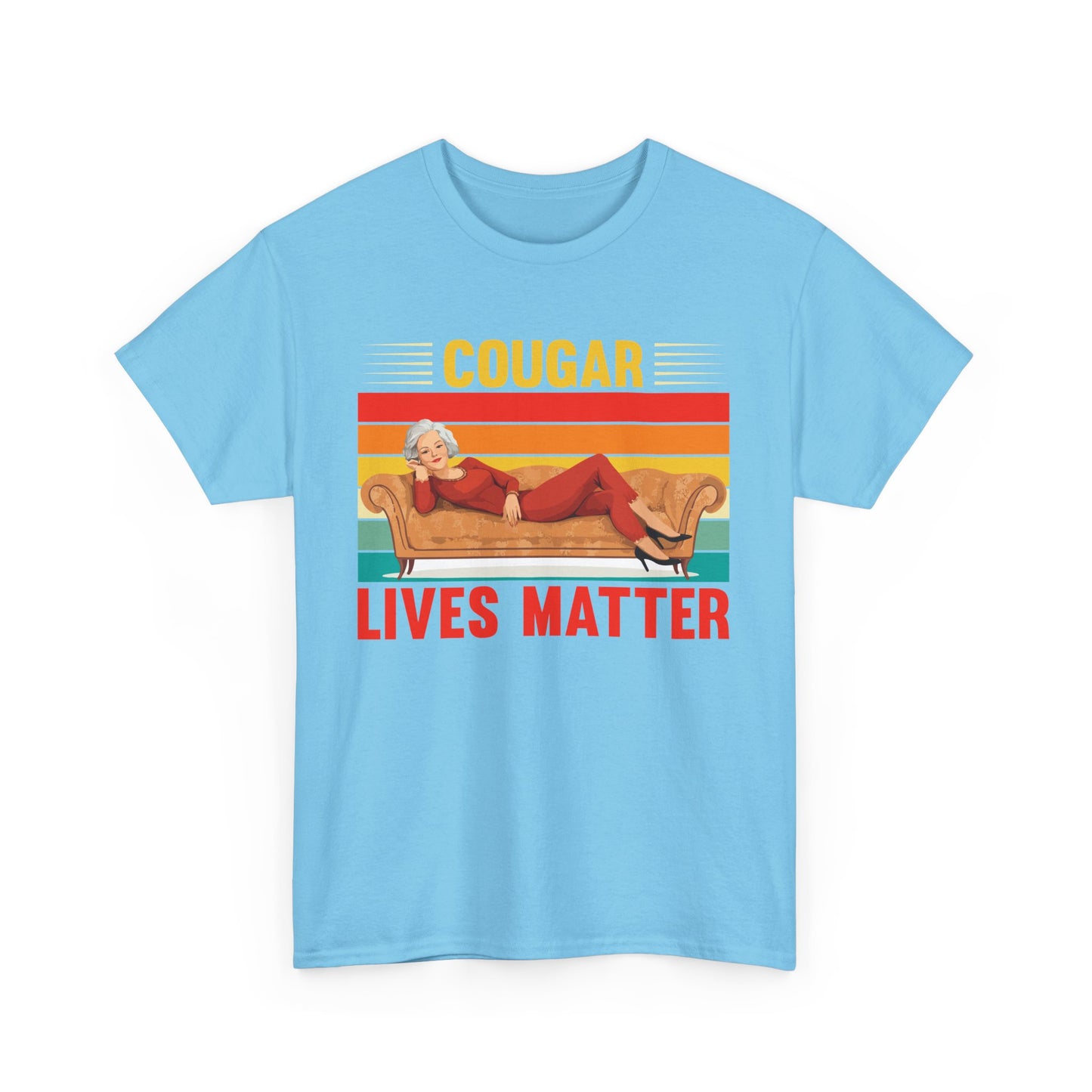 Cougar Lives Matter - Unisex Heavy Cotton Tee