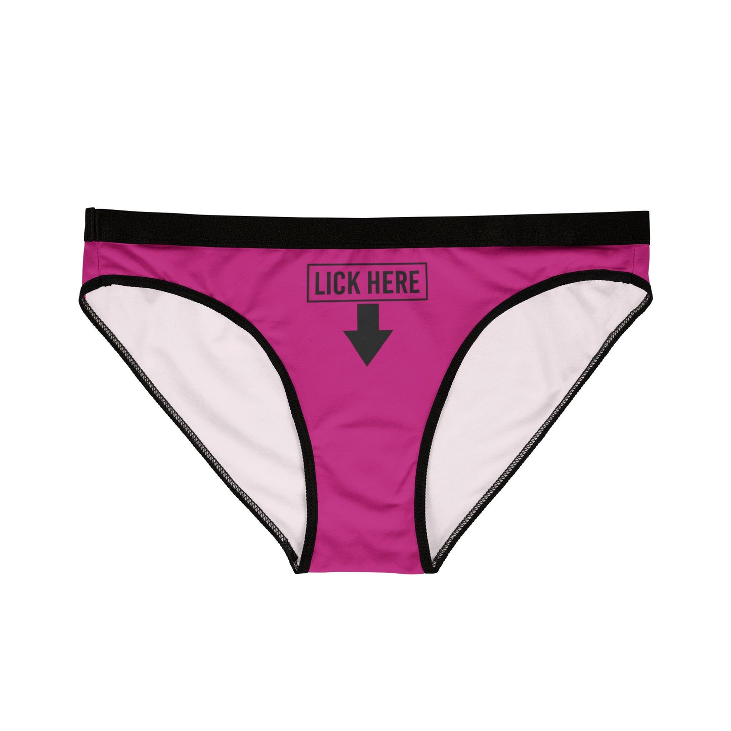 Lick Here - Pink - Women's Underwear (AOP)