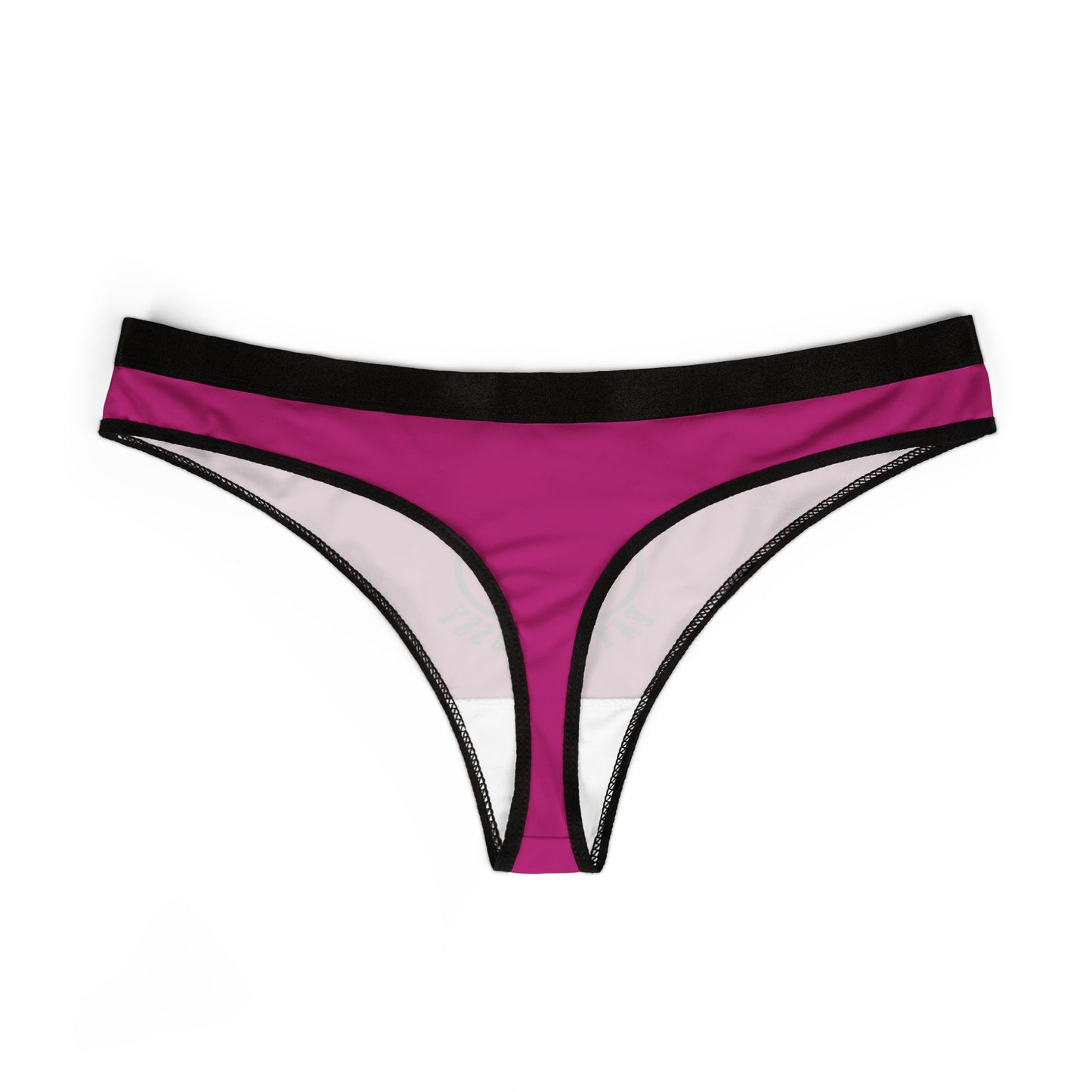 Save A Cake Eat A Pussy - Pink - Women's Thongs (AOP)
