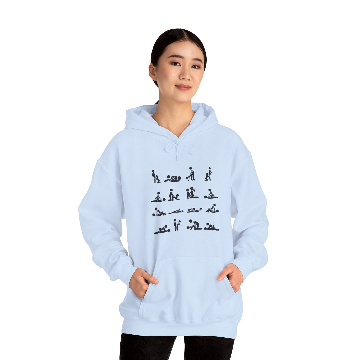 Multi Adult Positions - Funny Unisex Heavy Blend Hoodie