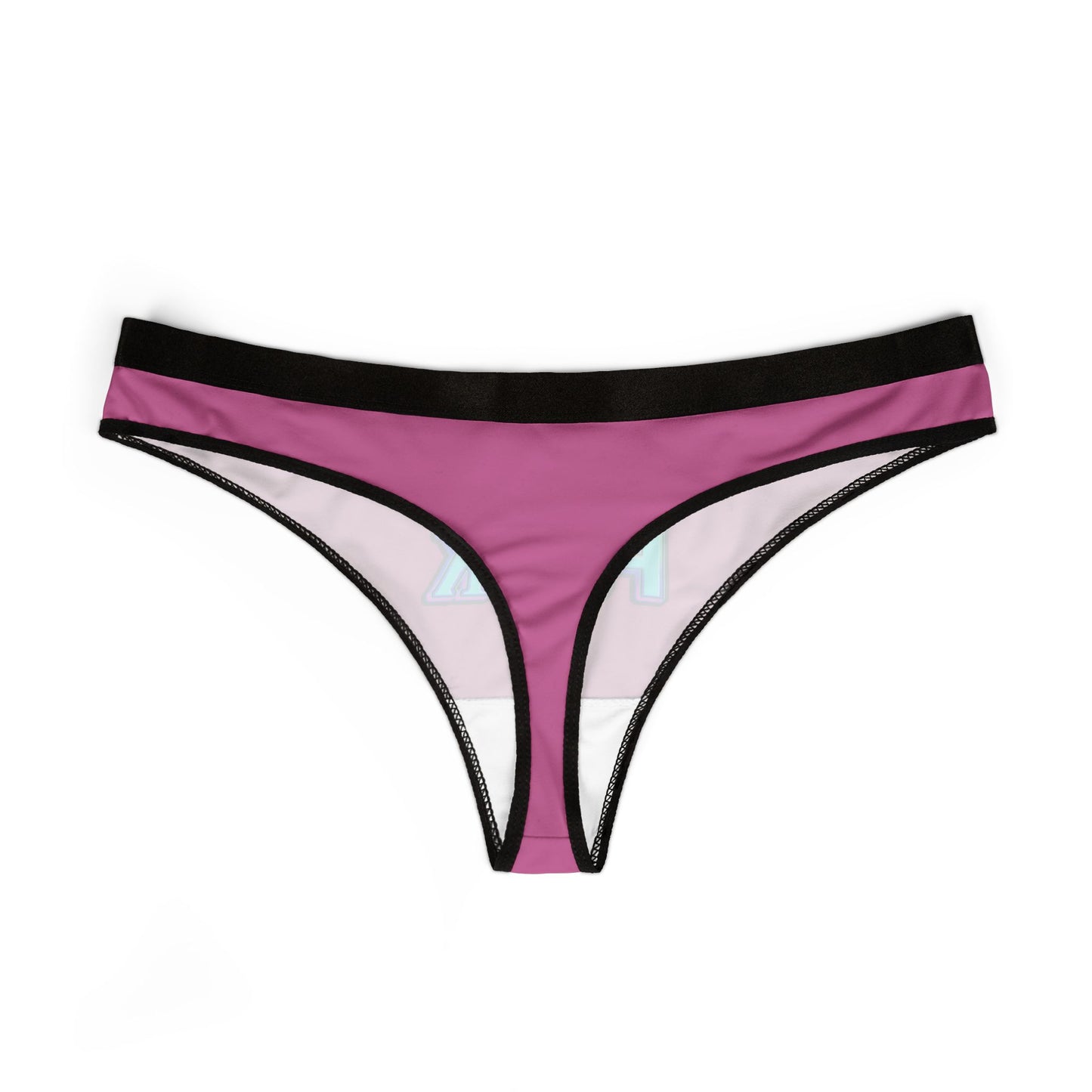 Let's Fuck - Light Pink - Women's Thongs (AOP)