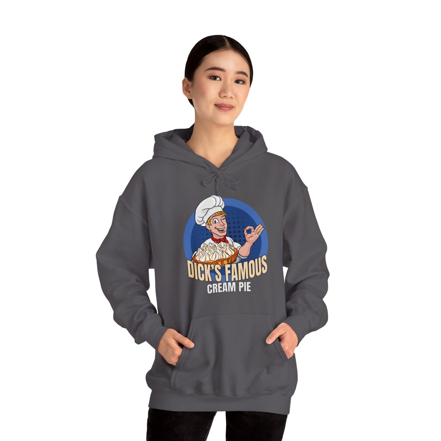 Dick's Famous Cream Pie - Funny Unisex Heavy Blend Hoodie