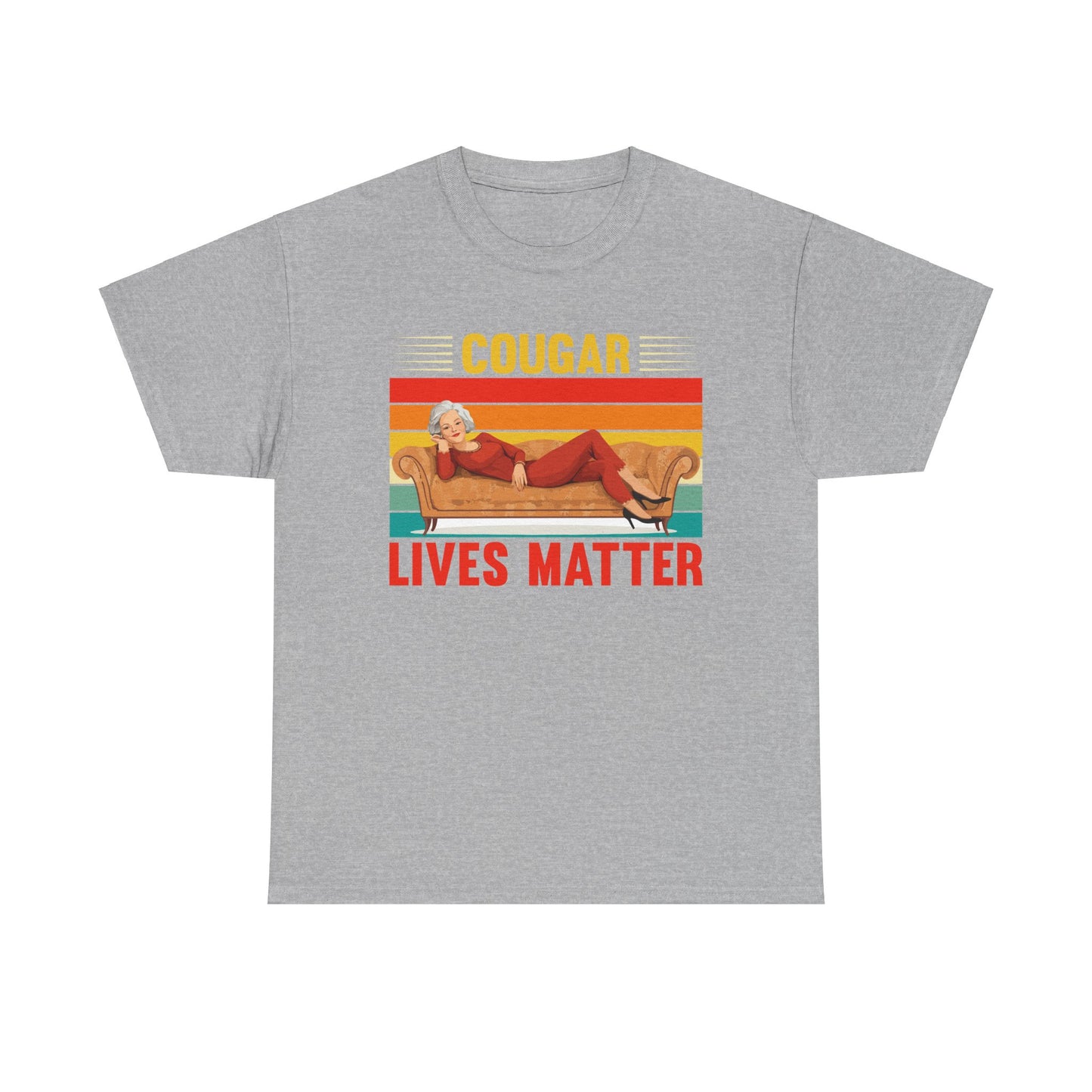 Cougar Lives Matter - Unisex Heavy Cotton Tee