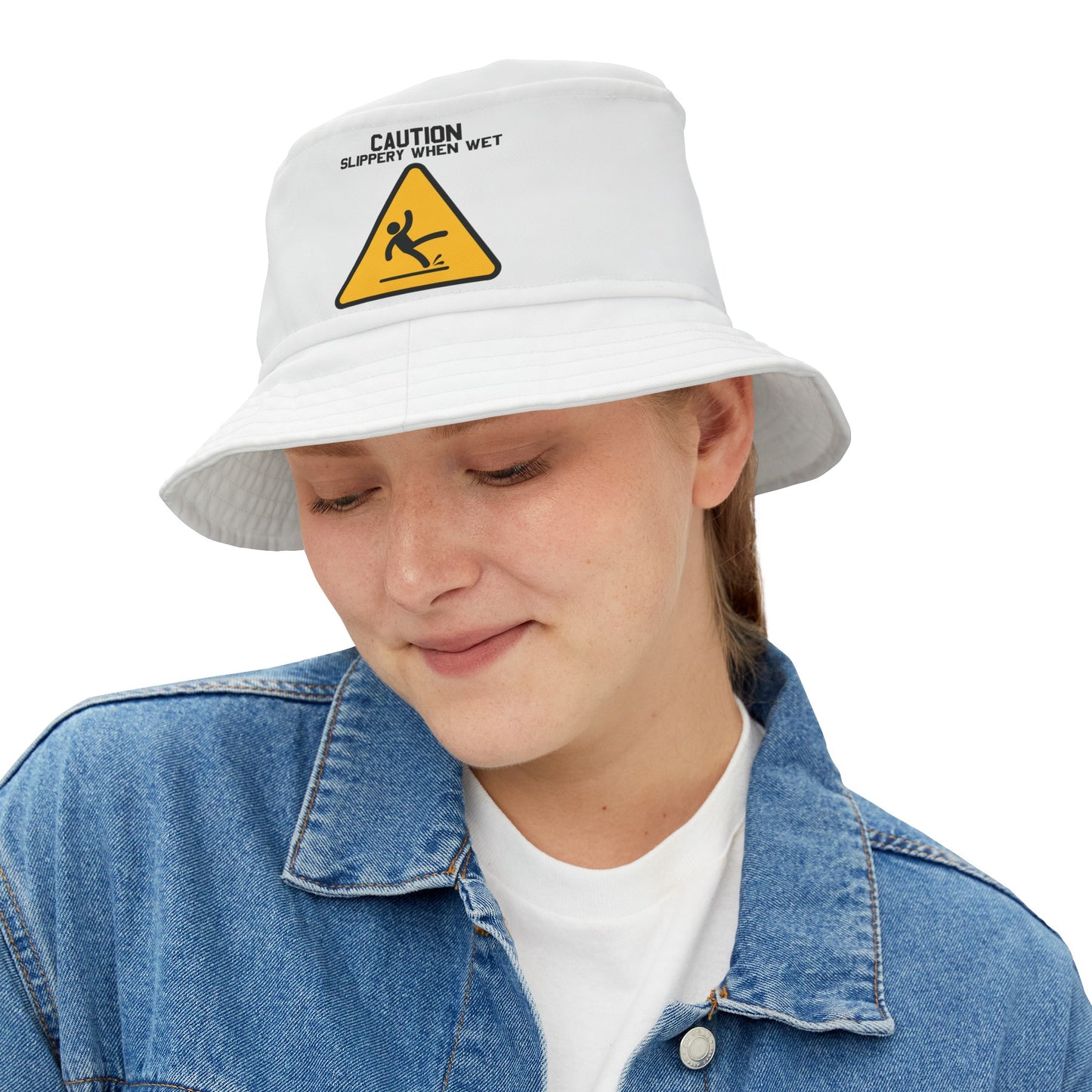 Caution Slippery When Wet - Bucket Hat