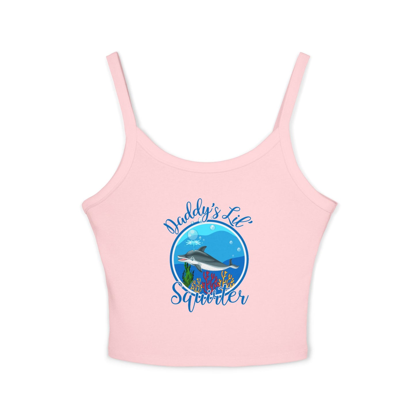 Daddy's Lil' Squirter - Women's Spaghetti Strap Tank Top
