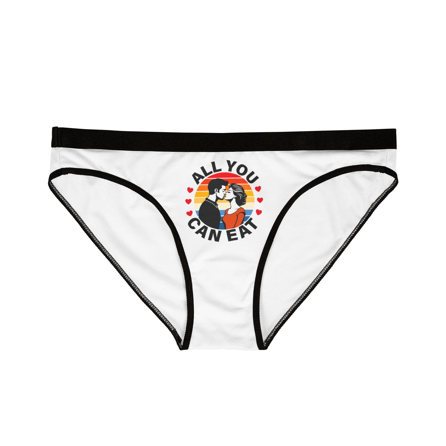 All You Can Eat - White - Women's Underwear (AOP)