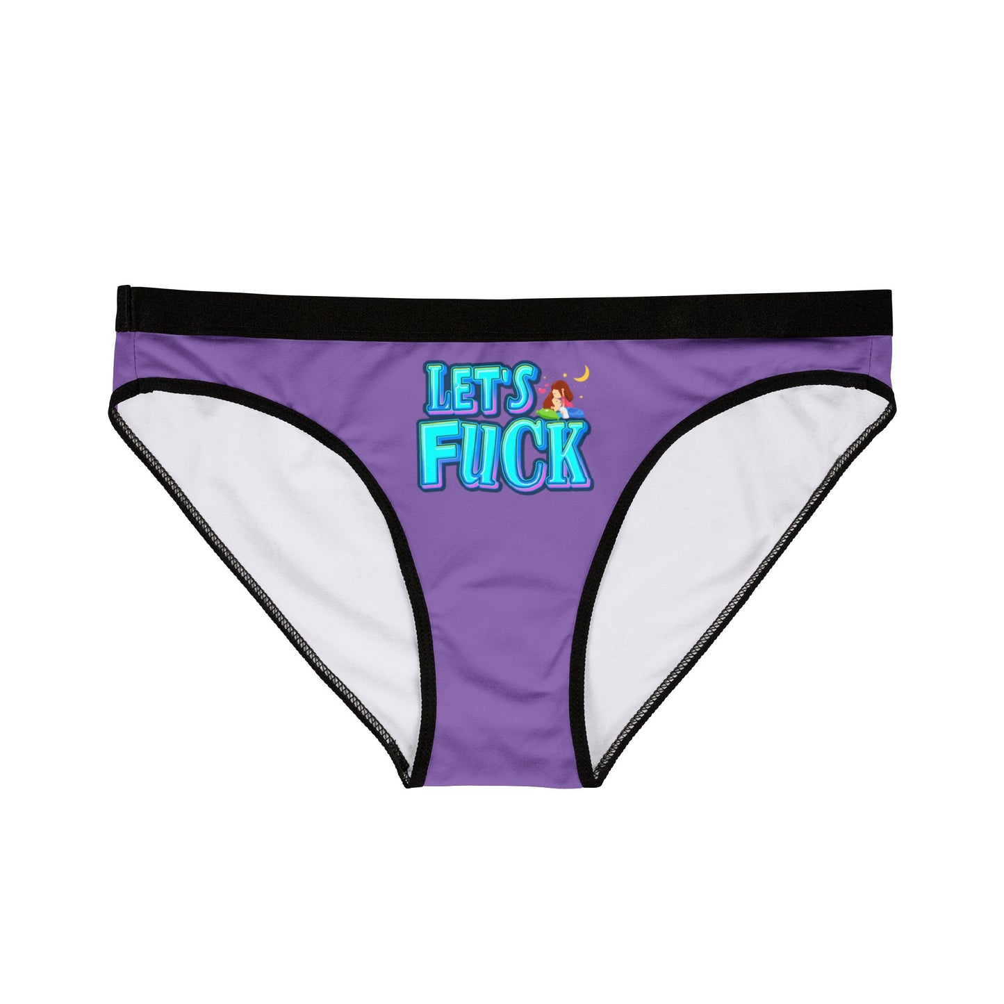 Let's Fuck - Light Purple - Women's Underwear (AOP)