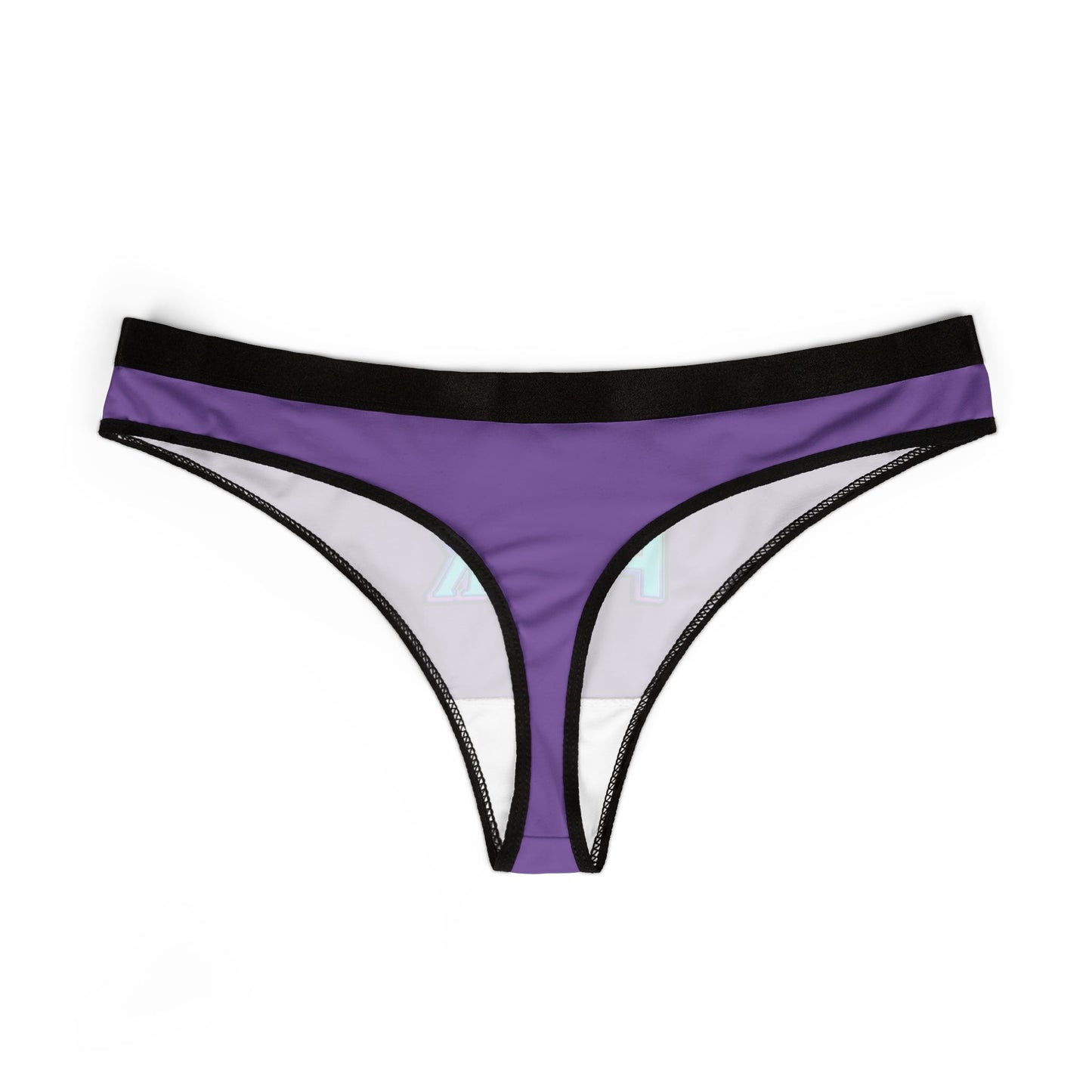 Let's Fuck - Light Purple - Women's Thongs (AOP)