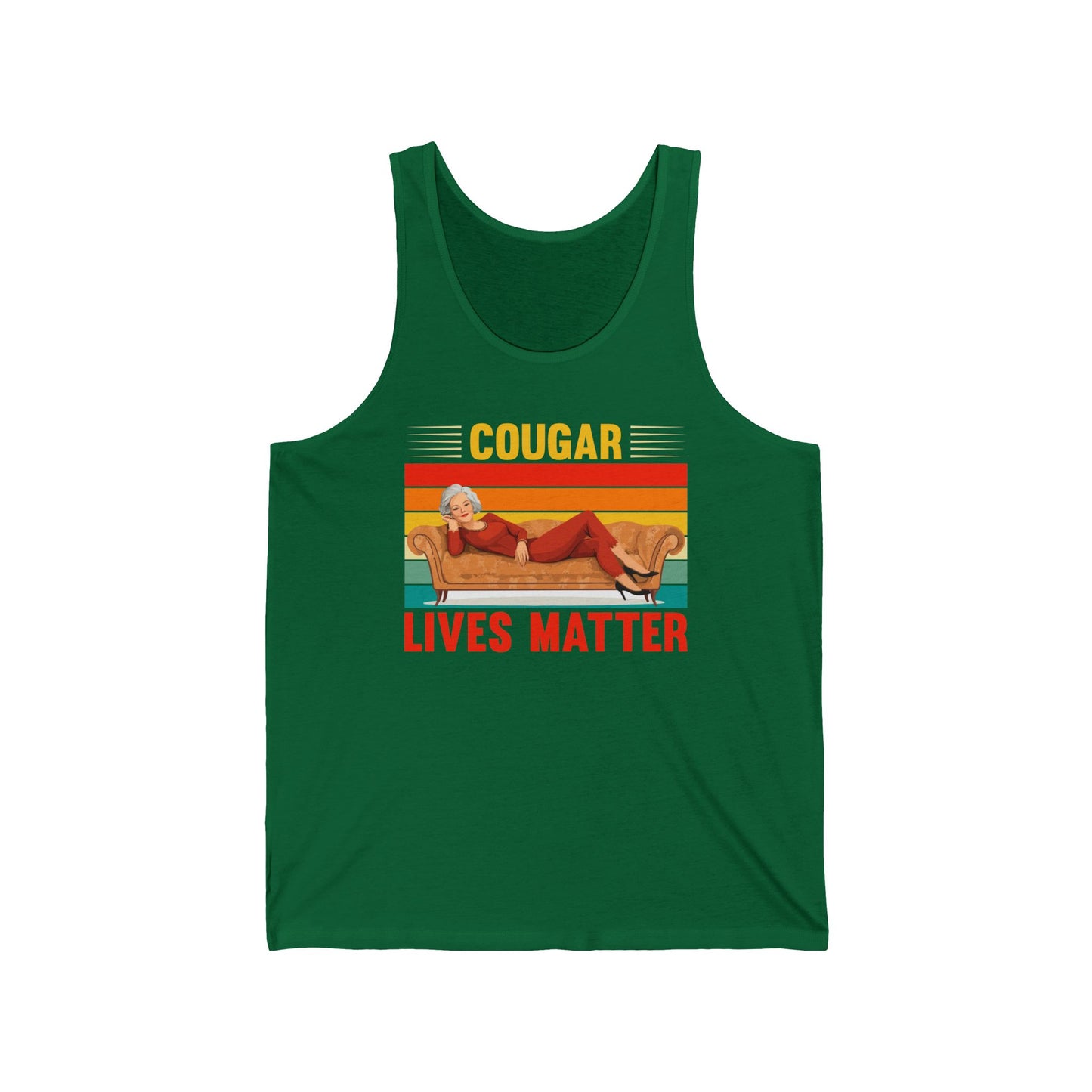 Cougar Lives Matter - Unisex Jersey Tank