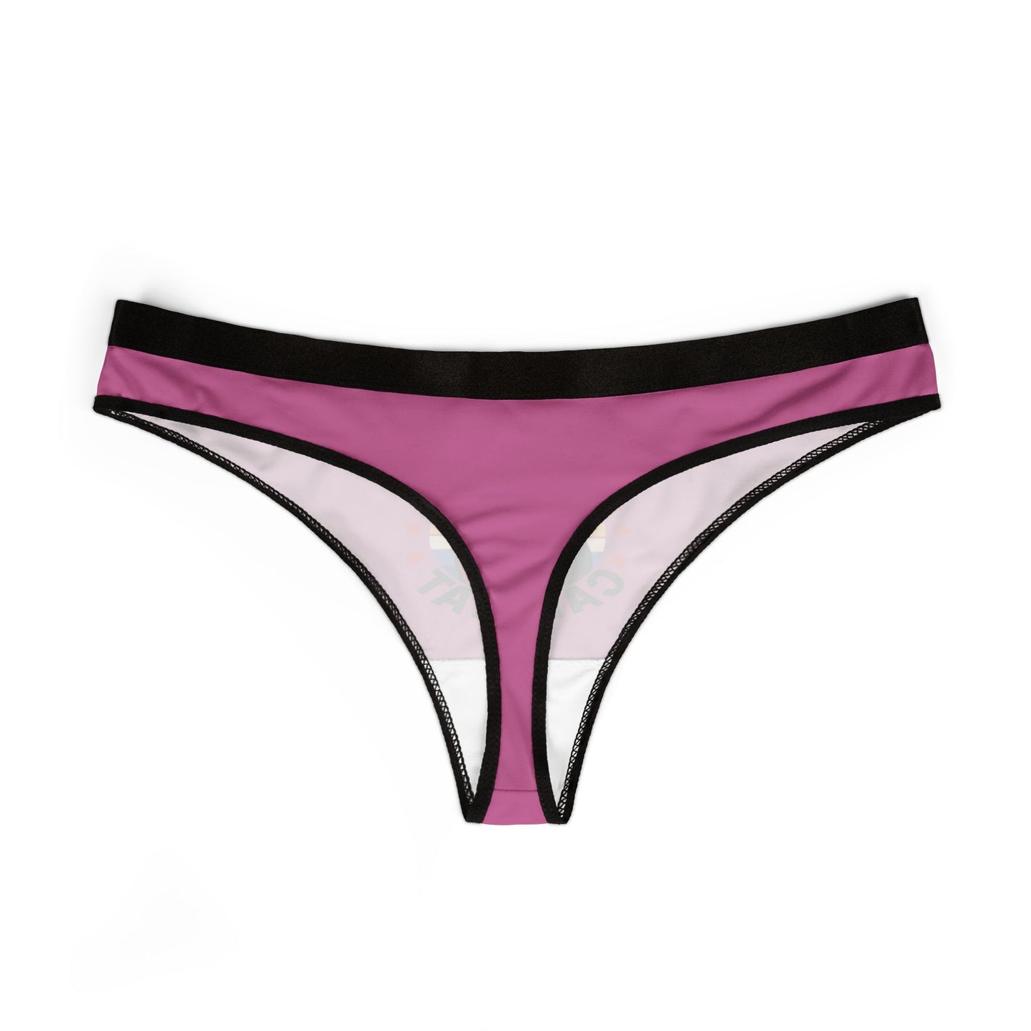 All You Can Eat - Light Pink - Women's Thongs (AOP)