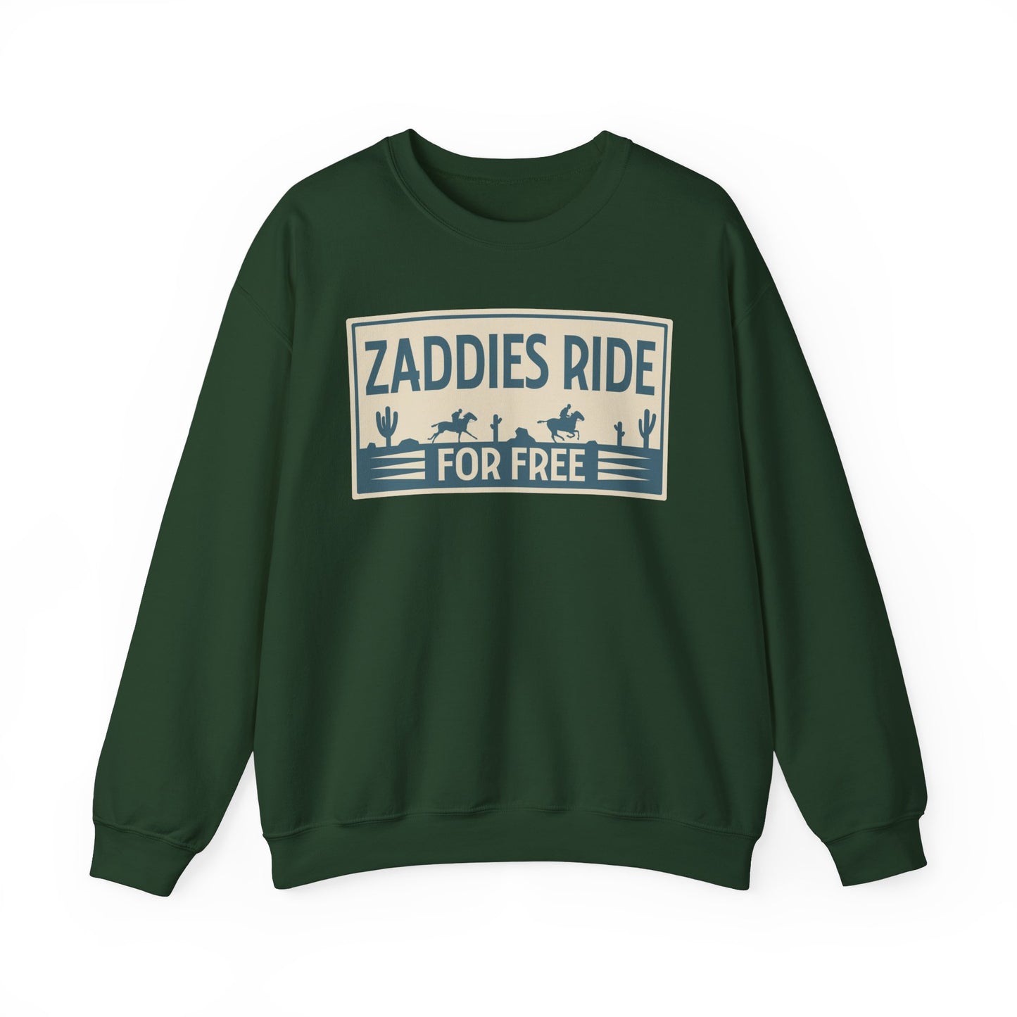 Zaddies Ride For Free - Unisex Heavy Blend™ Crewneck Sweatshirt