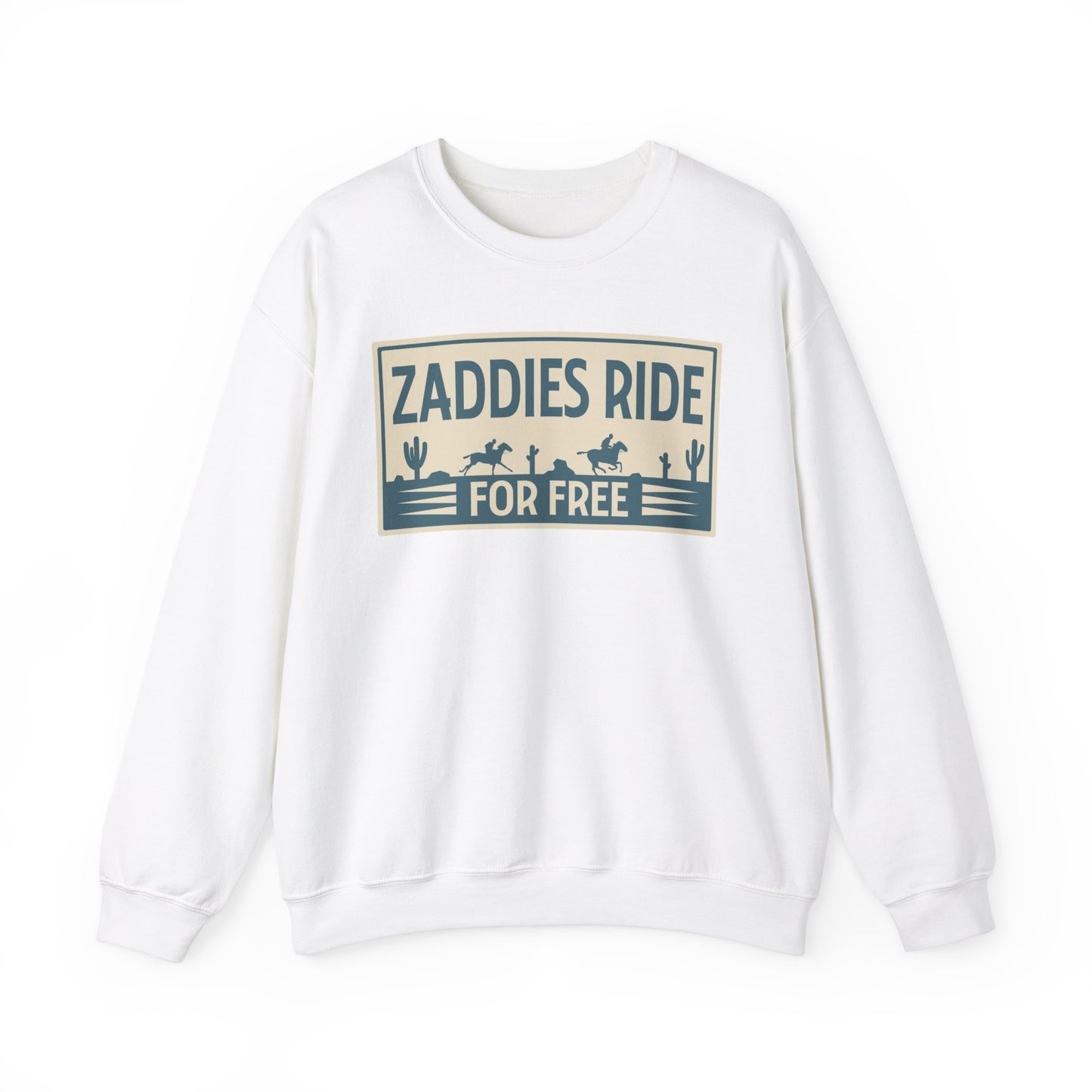 Zaddies Ride For Free - Unisex Heavy Blend™ Crewneck Sweatshirt