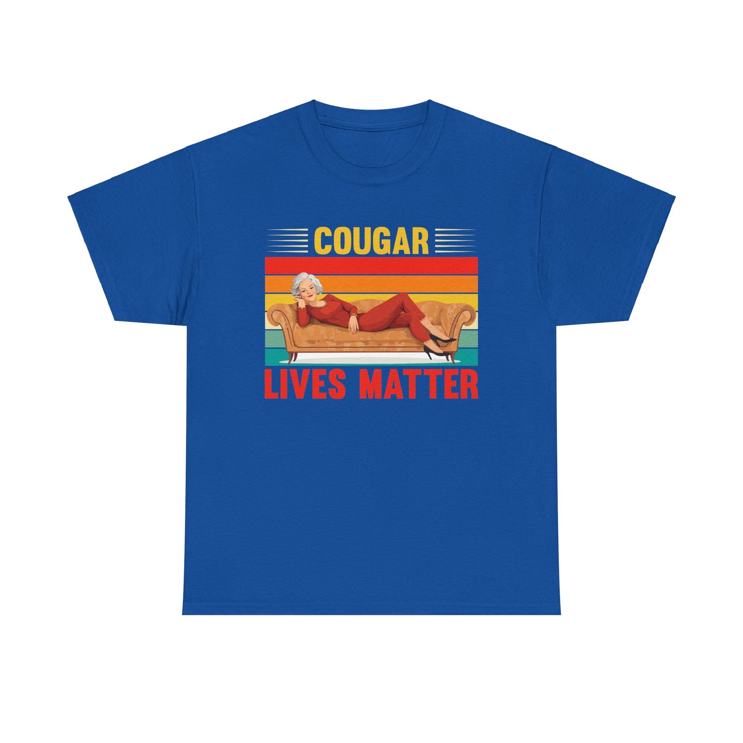 Cougar Lives Matter - Unisex Heavy Cotton Tee