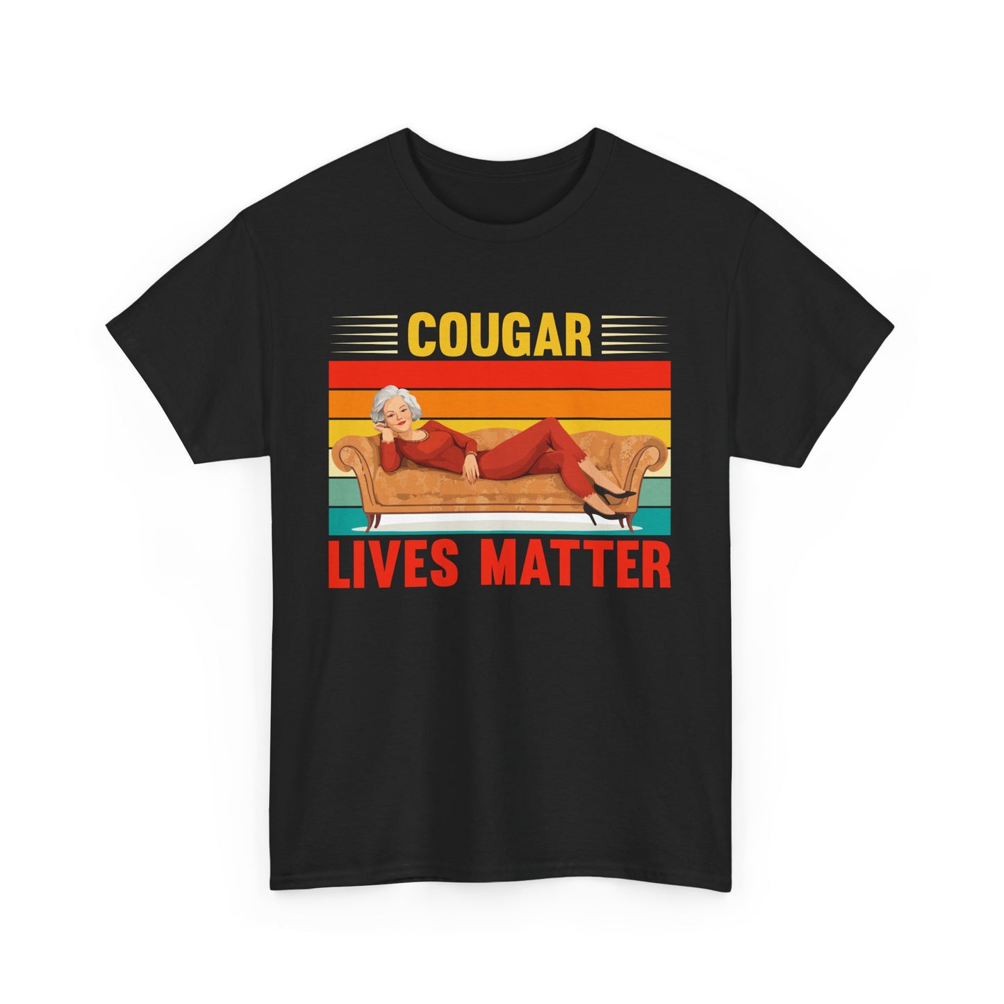 Cougar Lives Matter - Unisex Heavy Cotton Tee