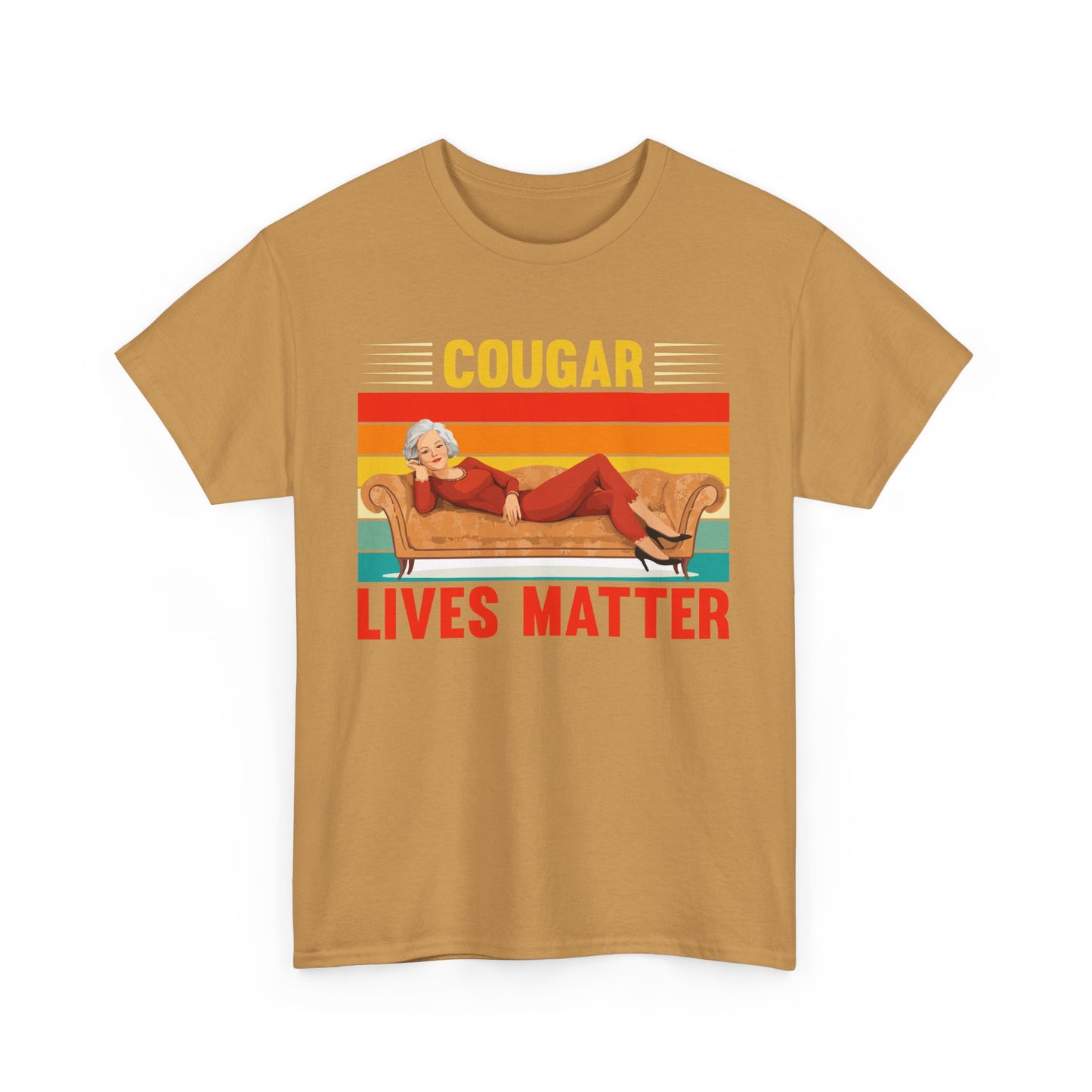Cougar Lives Matter - Unisex Heavy Cotton Tee