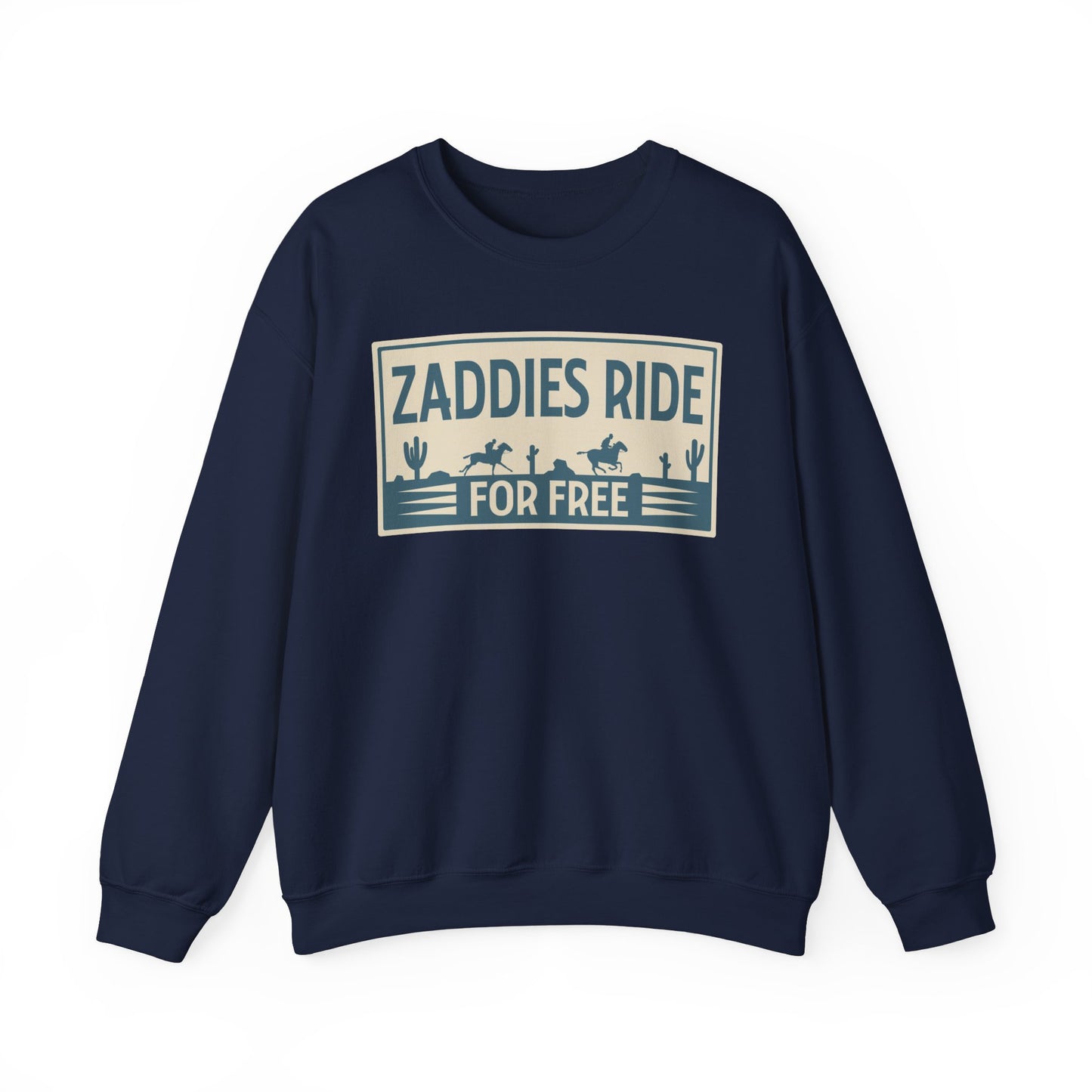 Zaddies Ride For Free - Unisex Heavy Blend™ Crewneck Sweatshirt
