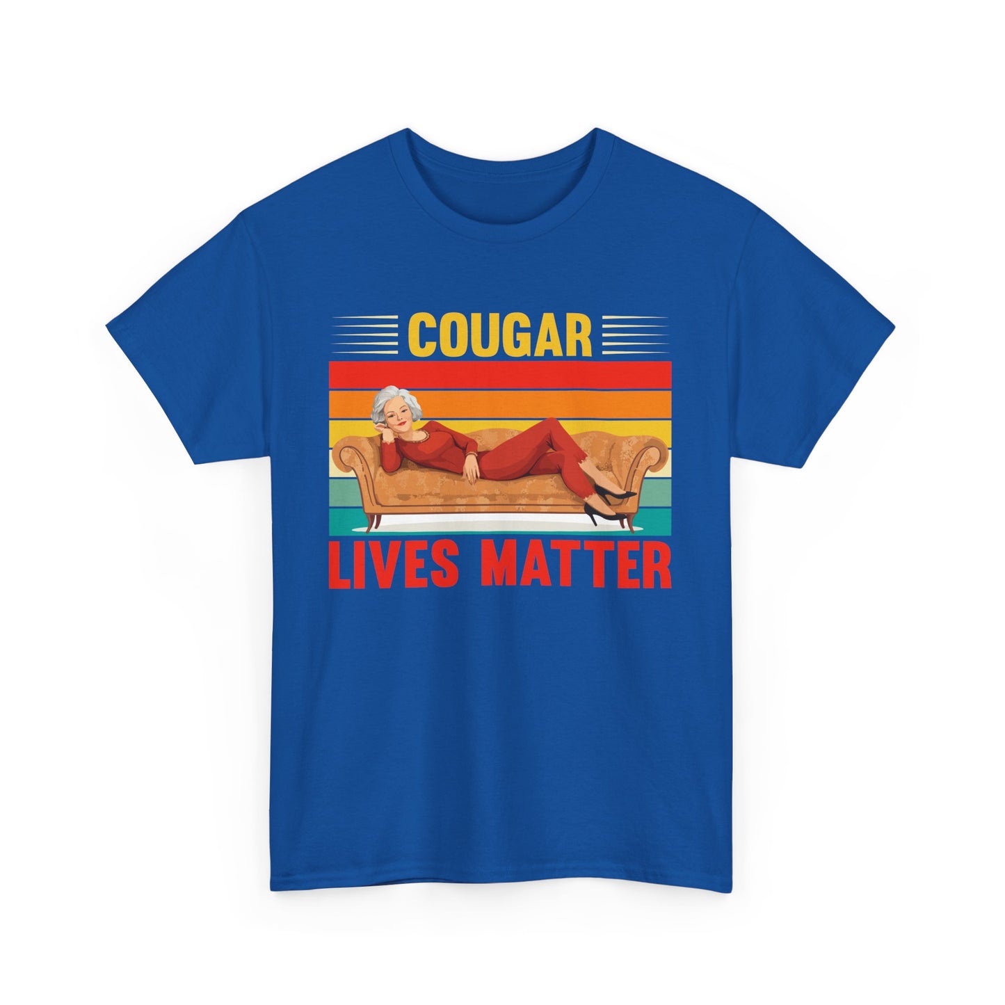 Cougar Lives Matter - Unisex Heavy Cotton Tee