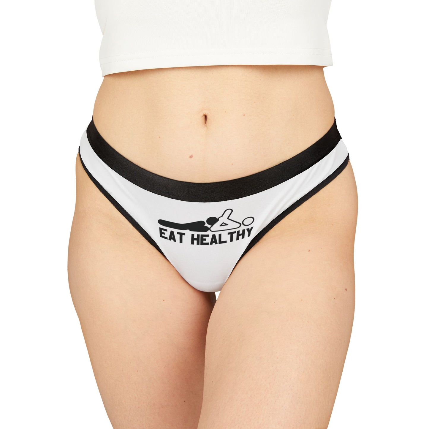 Eat Healthy - Women's Thongs (AOP)