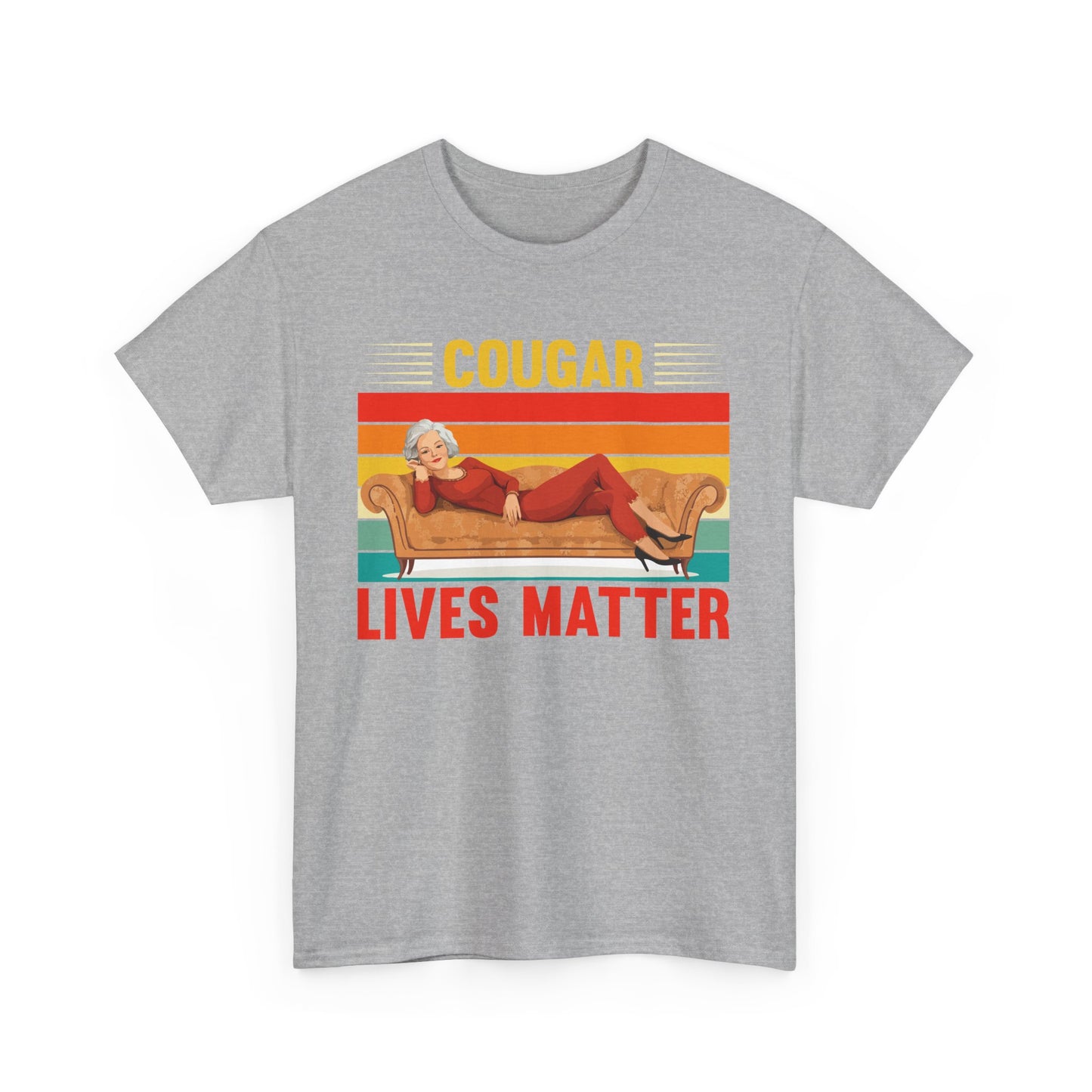 Cougar Lives Matter - Unisex Heavy Cotton Tee