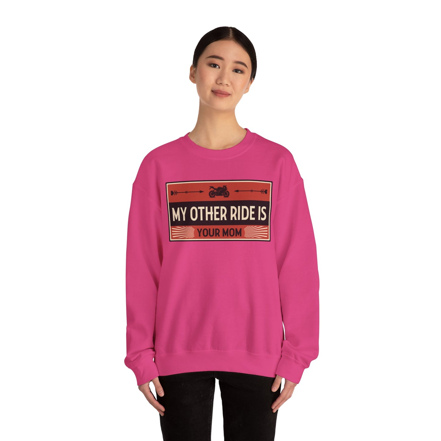 My Other Ride Is Your Mom - Unisex Heavy Blend™ Crewneck Sweatshirt