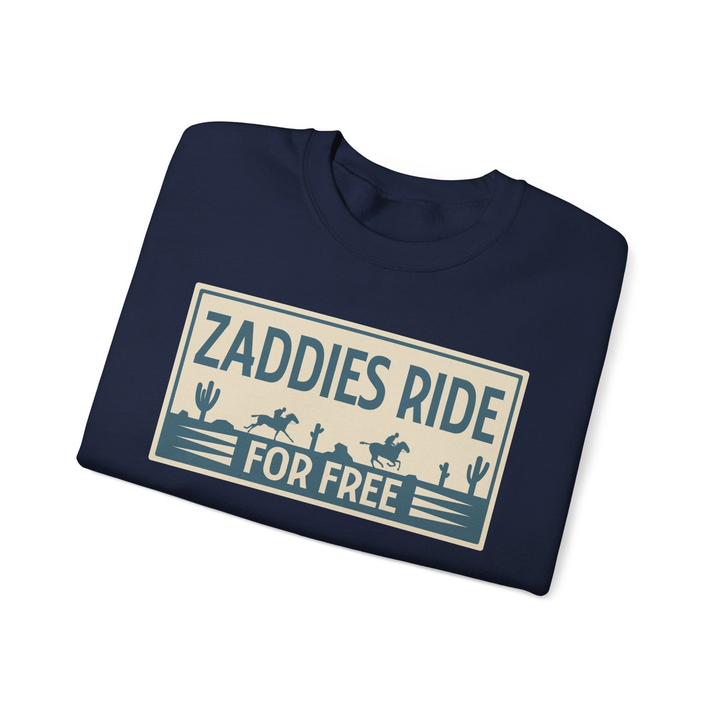 Zaddies Ride For Free - Unisex Heavy Blend™ Crewneck Sweatshirt