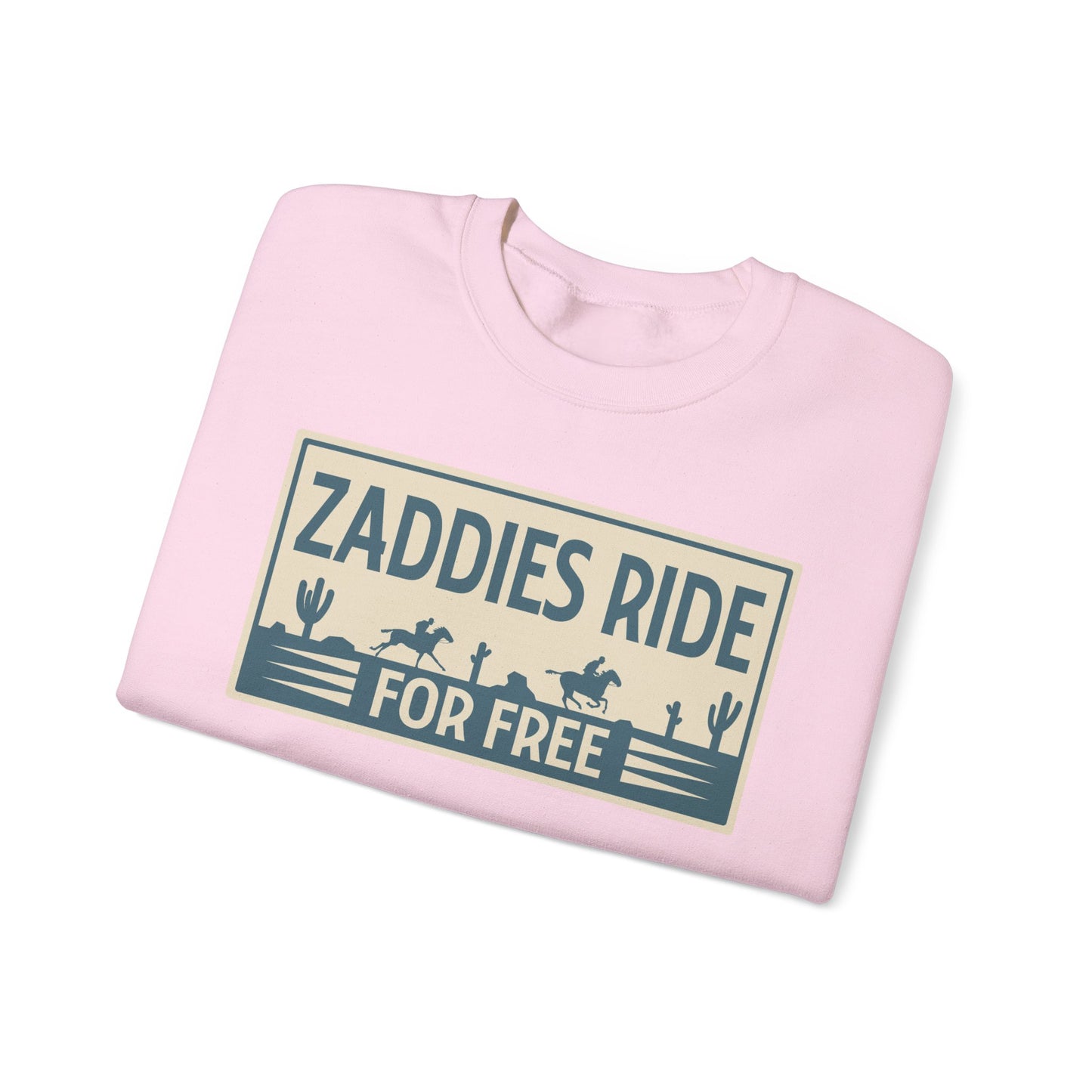 Zaddies Ride For Free - Unisex Heavy Blend™ Crewneck Sweatshirt