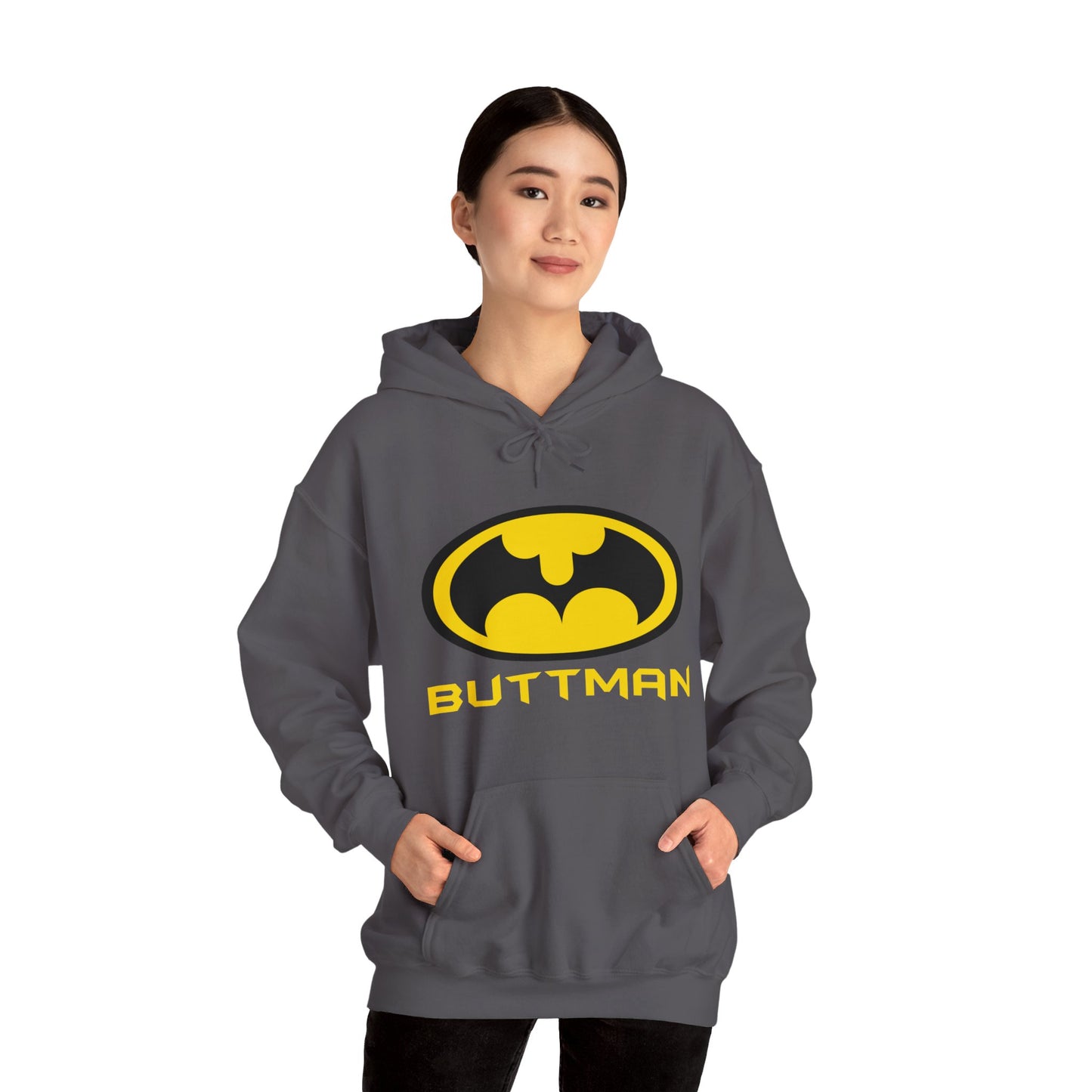 Butt Man - Funny Unisex Heavy Blend Hoodie