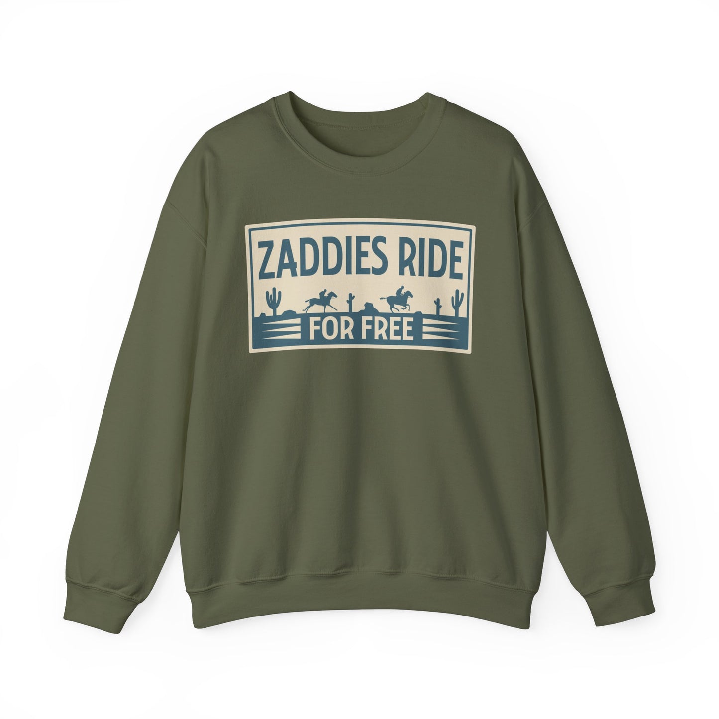 Zaddies Ride For Free - Unisex Heavy Blend™ Crewneck Sweatshirt