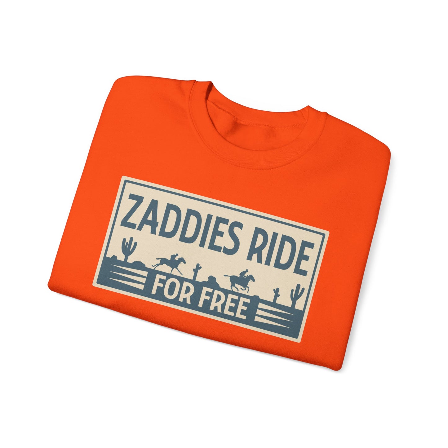 Zaddies Ride For Free - Unisex Heavy Blend™ Crewneck Sweatshirt