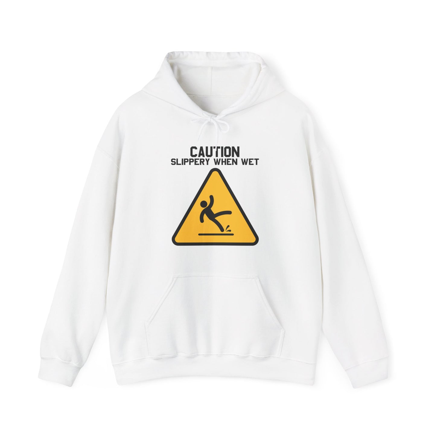 Caution Slippery When Wet - Unisex Heavy Blend Hoodie