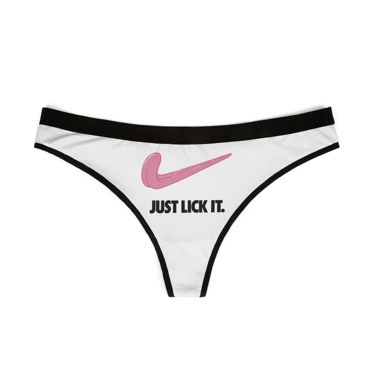 Just Lick It - Women's Thongs (AOP)