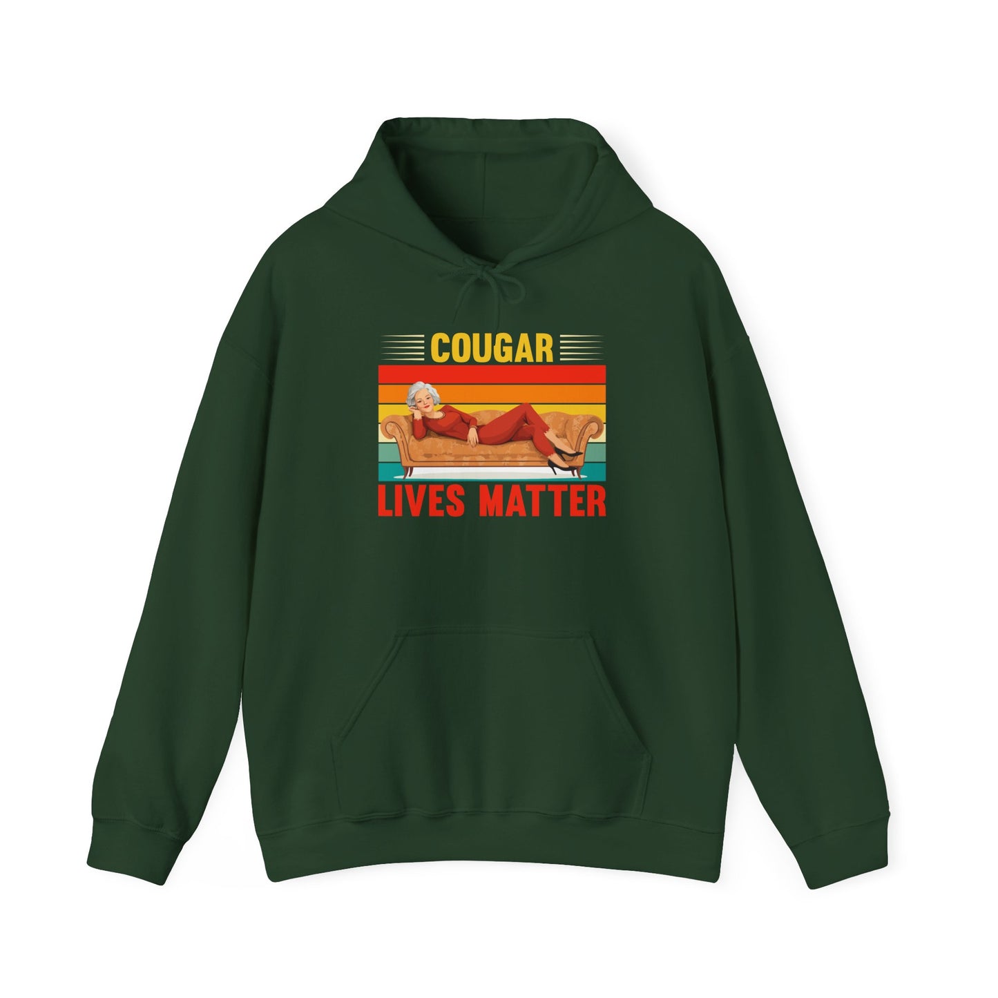 Cougar Lives Matter - Unisex Heavy Blend™ Hooded Sweatshirt