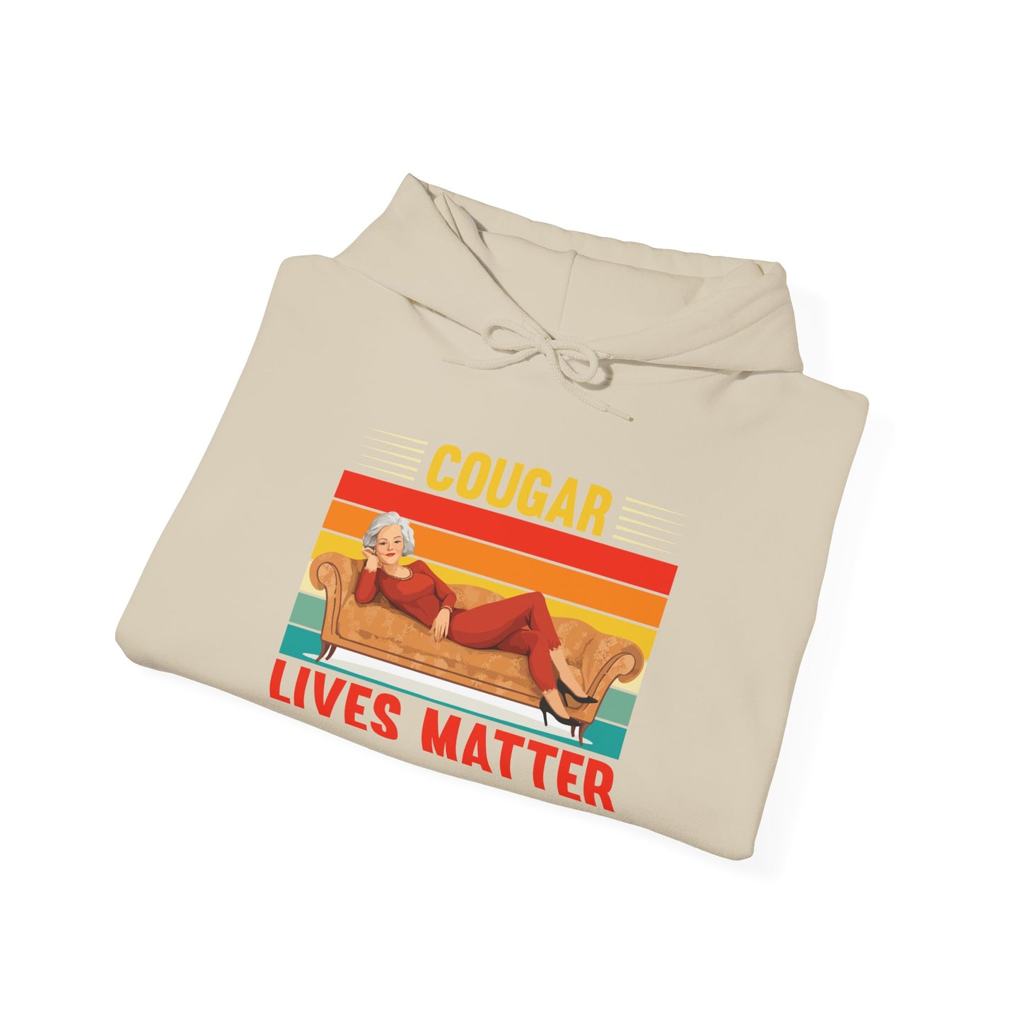 Cougar Lives Matter - Unisex Heavy Blend™ Hooded Sweatshirt
