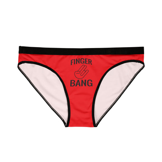 Finger Bang - Red - Women's Underwear (AOP)