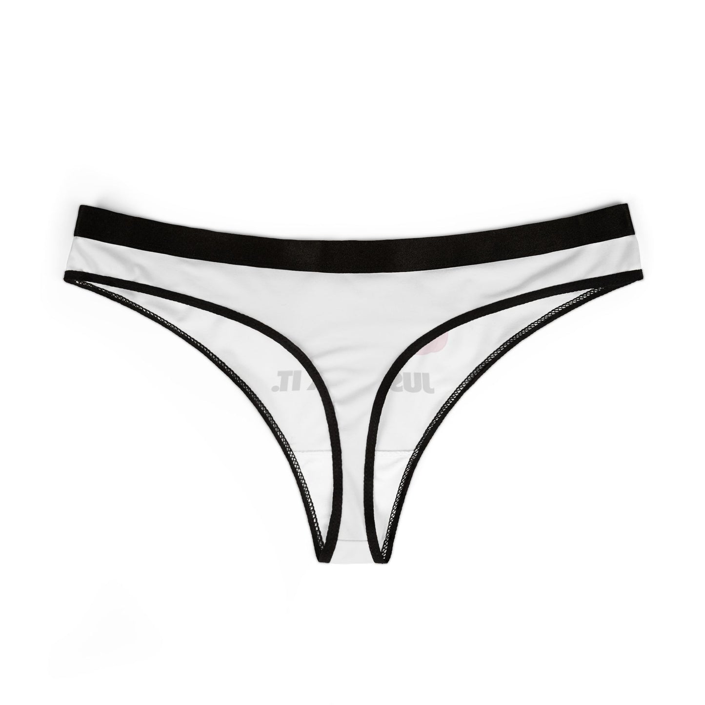 Just Lick It - Women's Thongs (AOP)