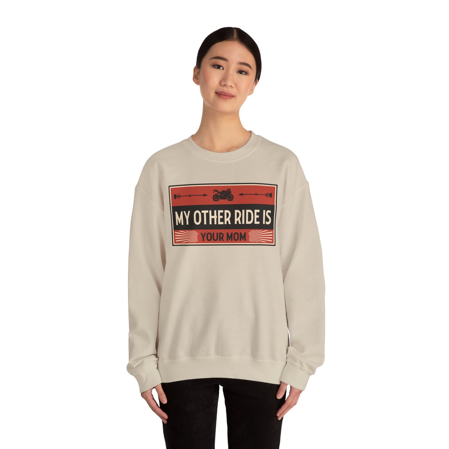 My Other Ride Is Your Mom - Unisex Heavy Blend™ Crewneck Sweatshirt