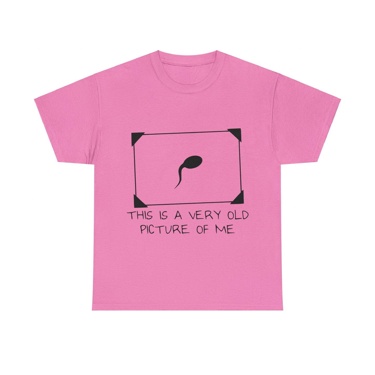 This Is A Very Old Picture Of Me - Funny Unisex Heavy Cotton Tee