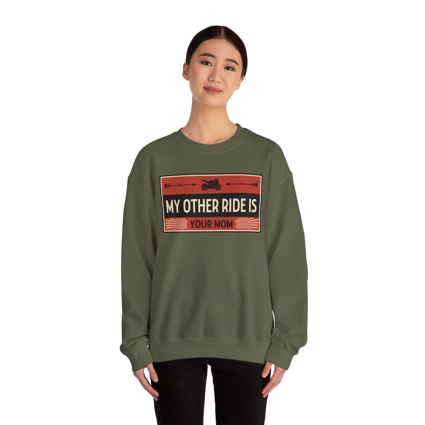 My Other Ride Is Your Mom - Unisex Heavy Blend™ Crewneck Sweatshirt
