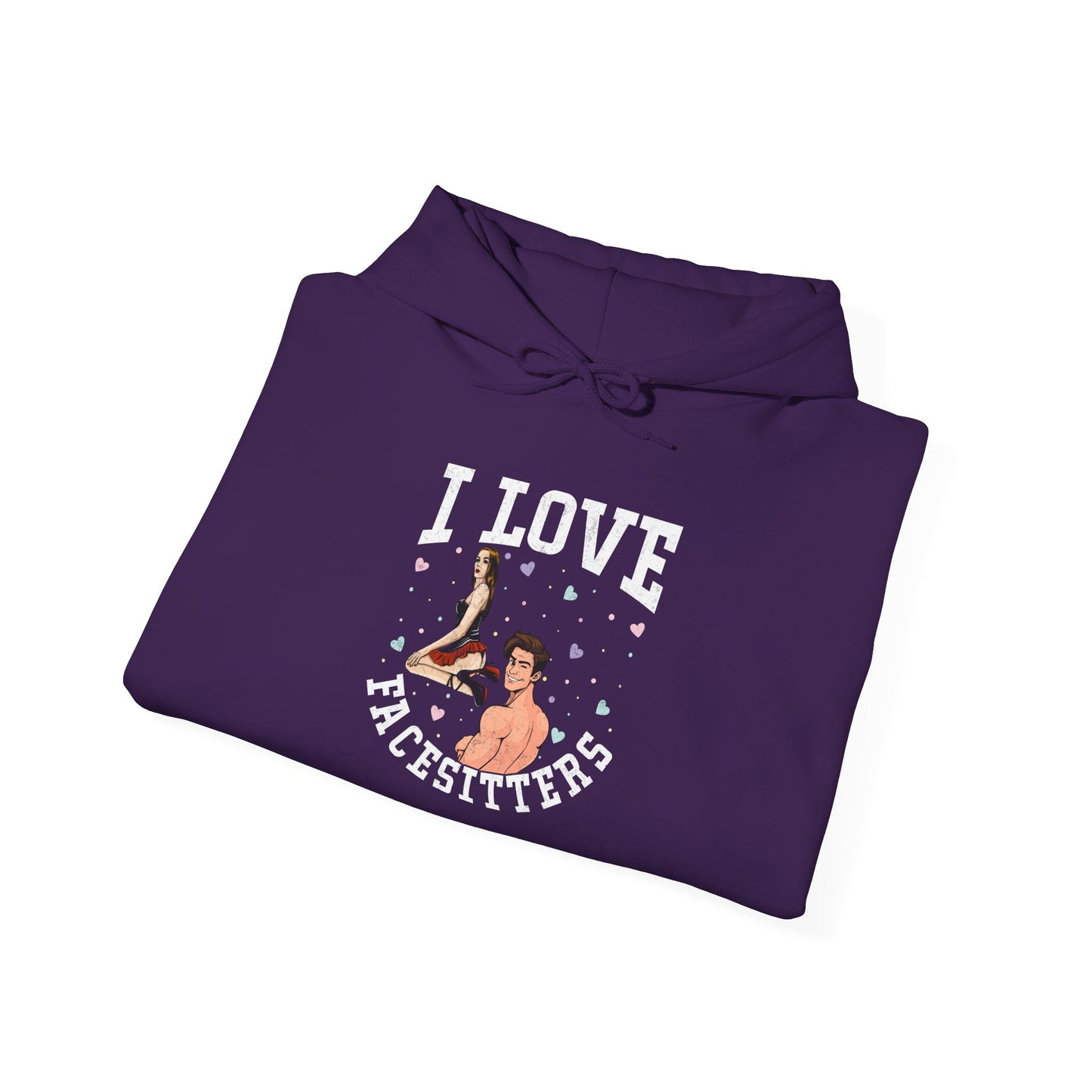 I Love Facesitters - Unisex Heavy Blend™ Hooded Sweatshirt
