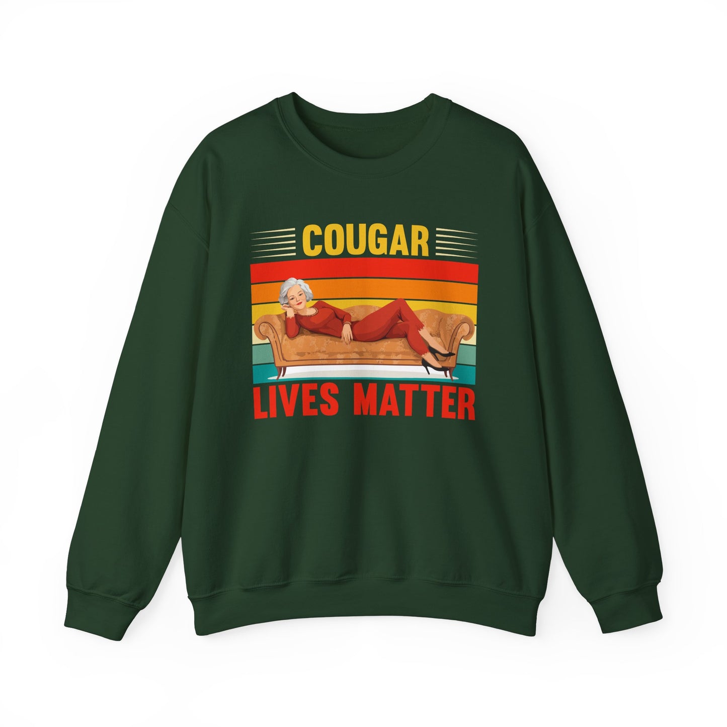 Cougar Lives Matter - Unisex Heavy Blend™ Crewneck Sweatshirt